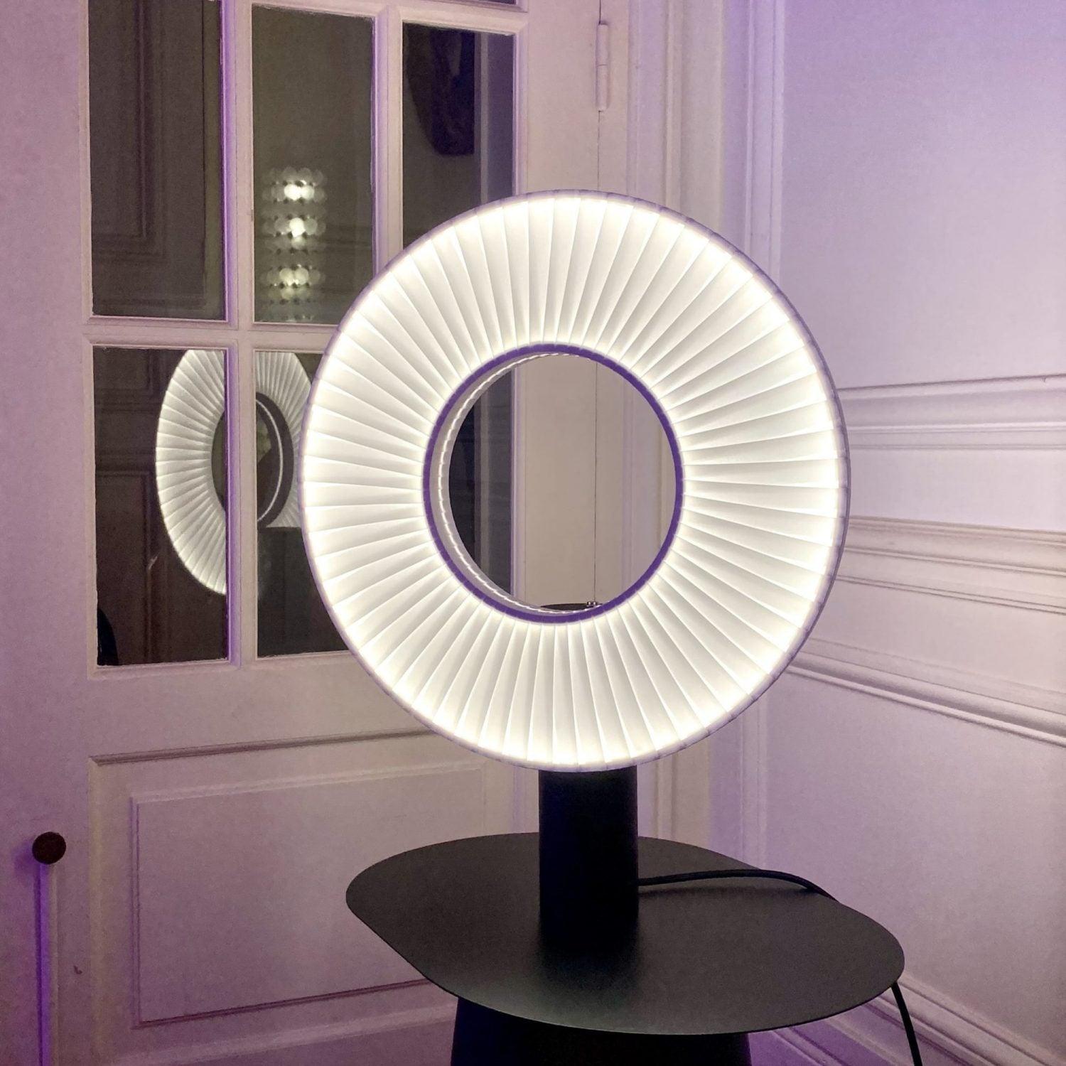 Levara Fabric Table Lamp-Neutral Decor