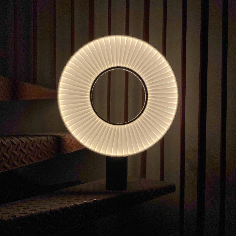 Levara Fabric Table Lamp-Neutral Decor