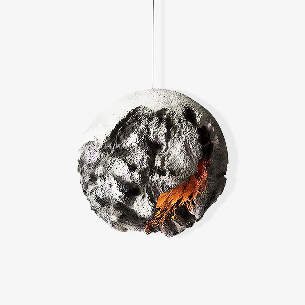 Ilphaara Irregular Planet Plastic Pendant Lamp-Neutral Decor