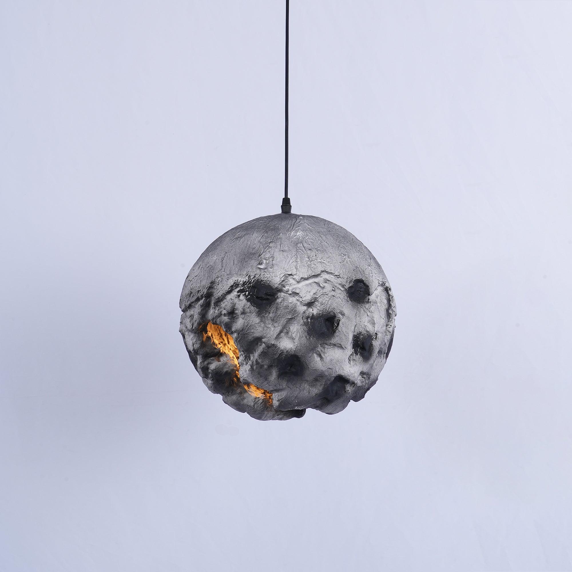 Ilphaara Irregular Planet Plastic Pendant Lamp-Neutral Decor