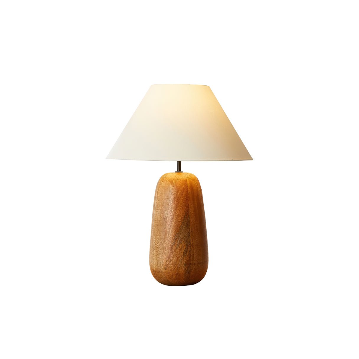 Nina Modern Wood Table Lamp-Neutral Decor