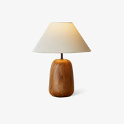 Nina Modern Wood Table Lamp-Neutral Decor