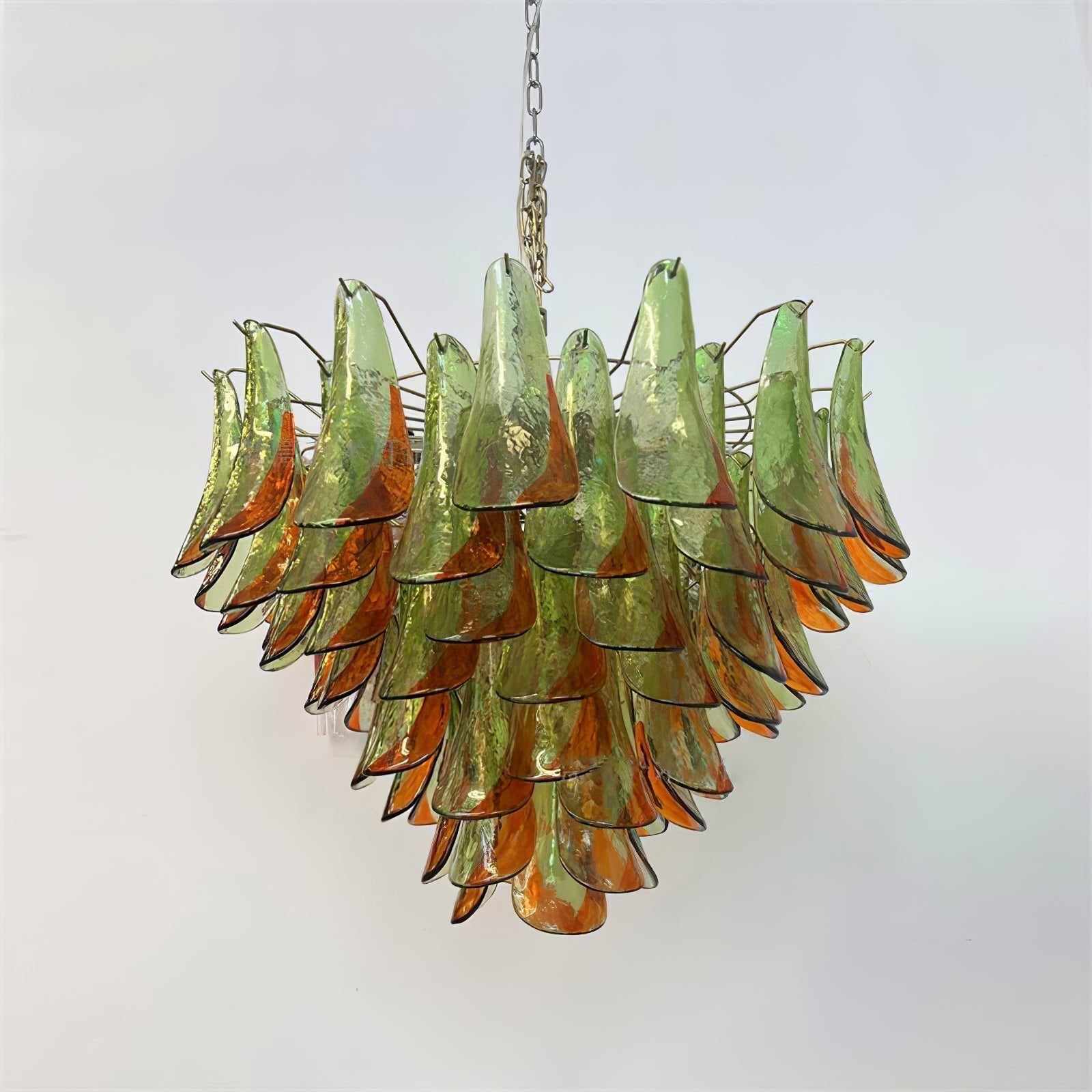 Aurora Chandelier Murano Glass Petal Elegant-Neutral Decor
