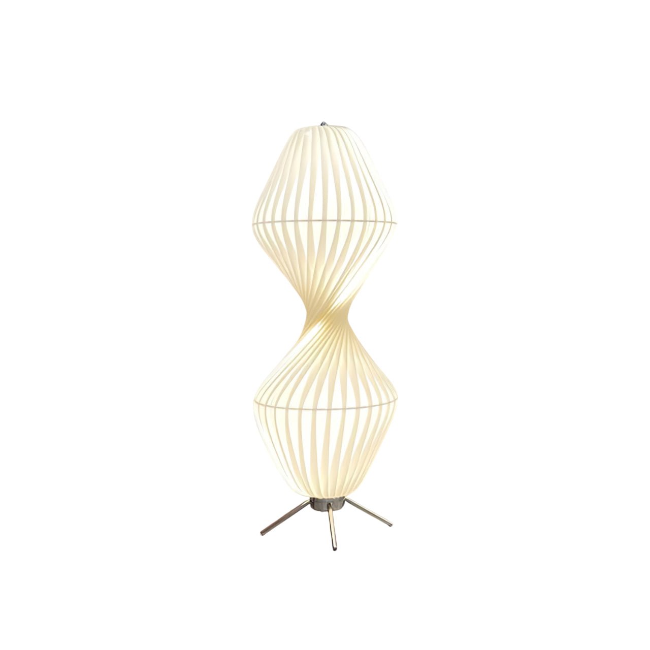 Elare Plastic Floor Lamp-Neutral Decor