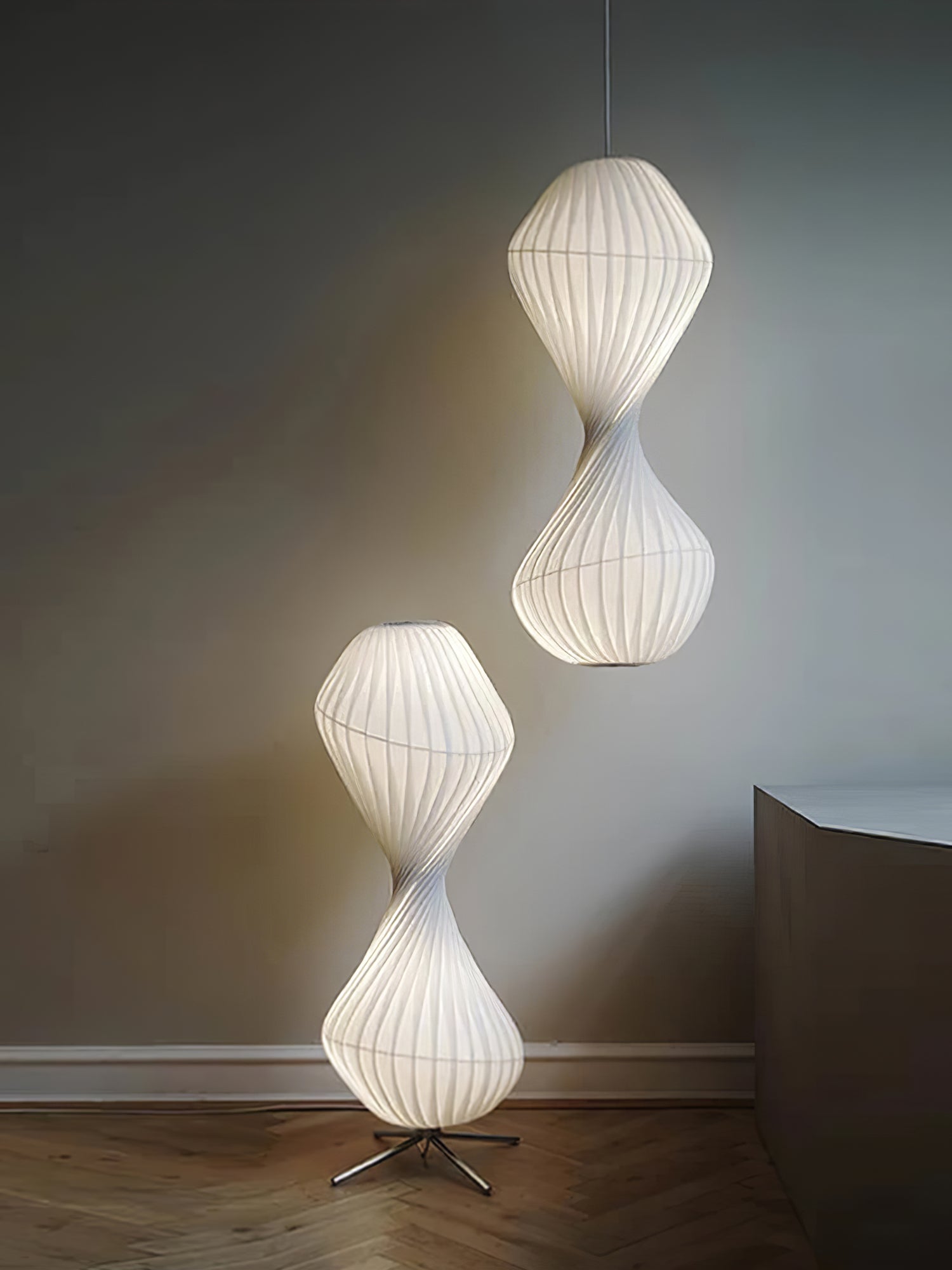 Alcareth Premium Nordic Art Plastic Pendant Lamp-Neutral Decor