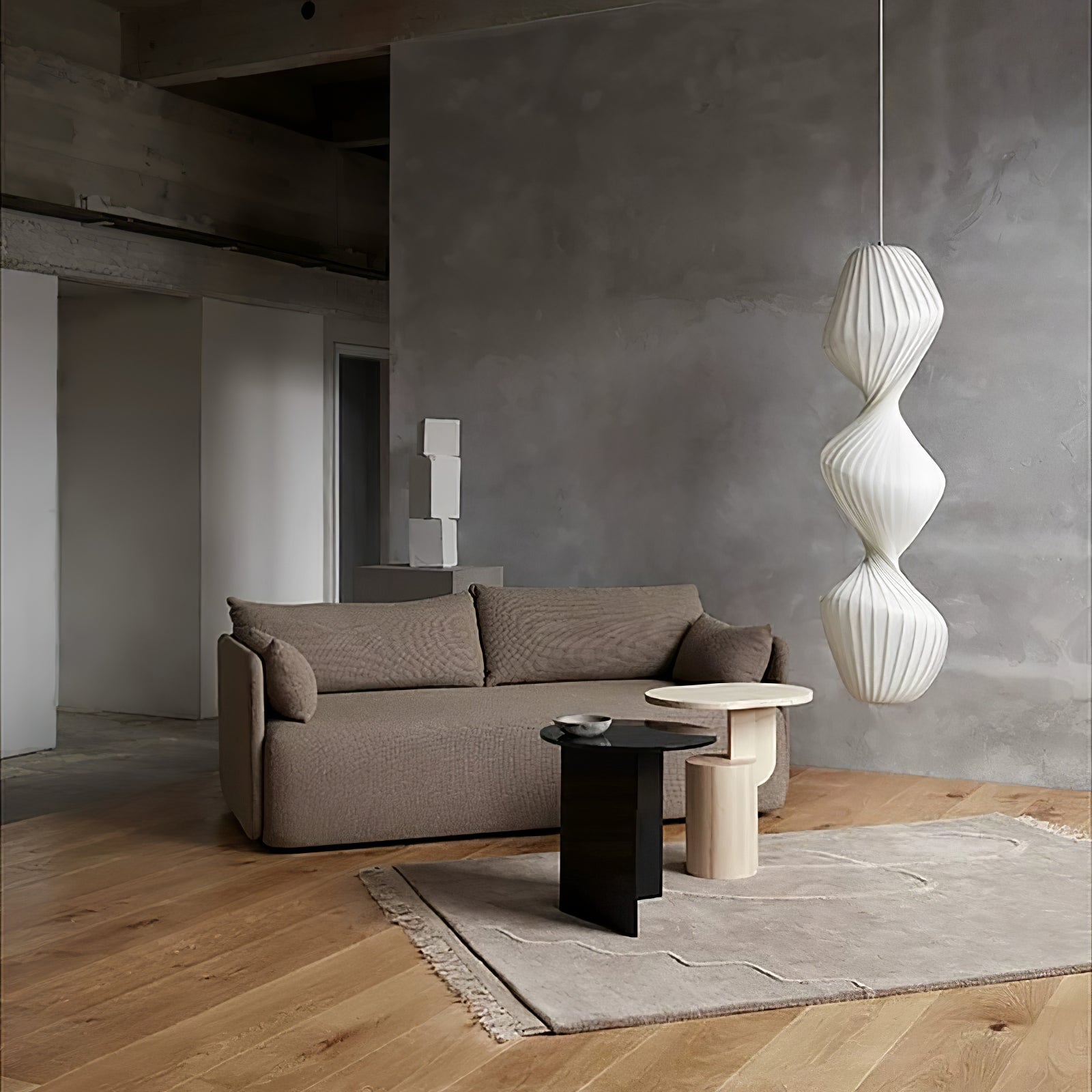 Alcareth Premium Nordic Art Plastic Pendant Lamp-Neutral Decor