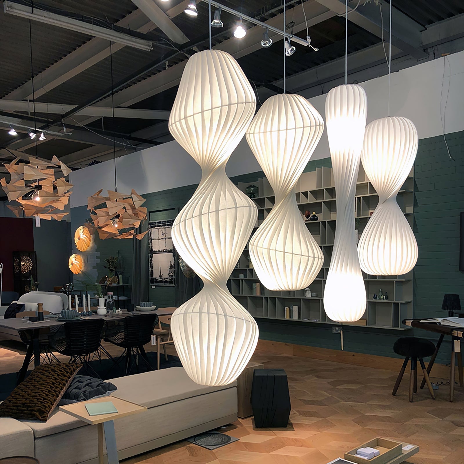 Alcareth Premium Nordic Art Plastic Pendant Lamp-Neutral Decor