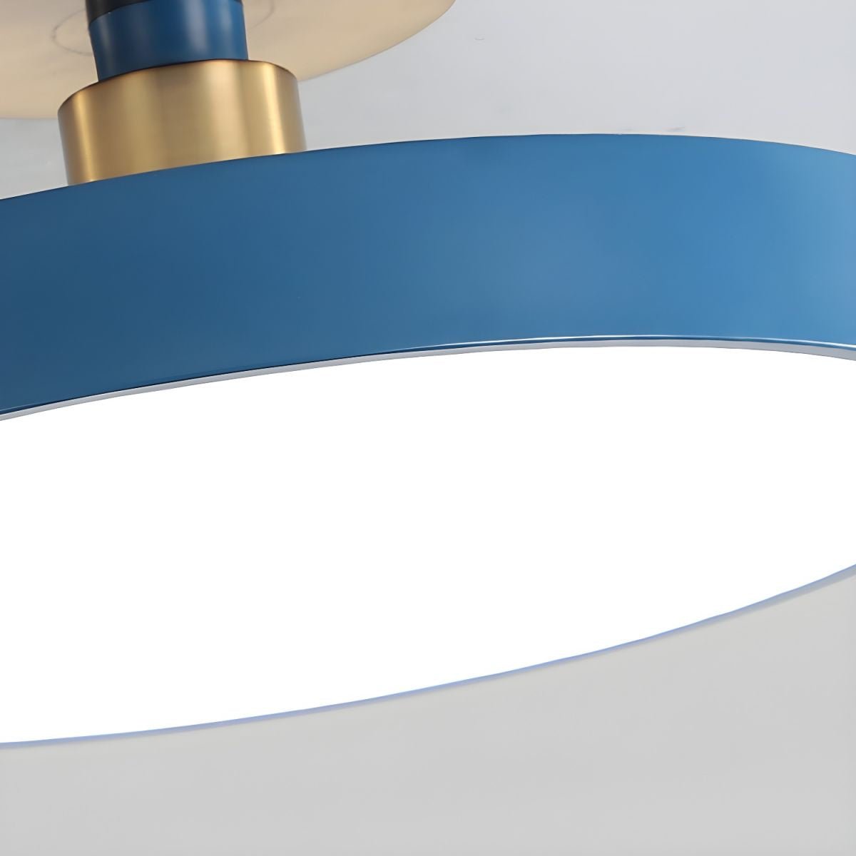 Solara Ceiling Lamp Flush Mount Black and Gold Modern-Neutral Decor