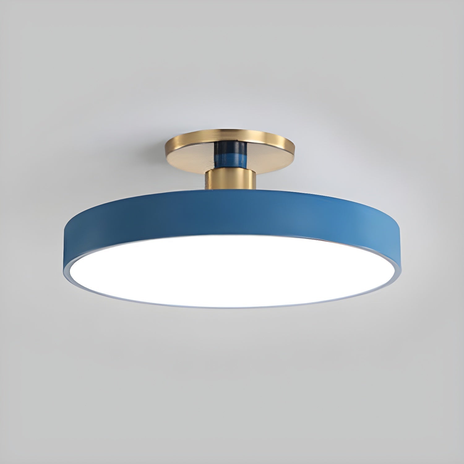 Solara Ceiling Lamp Flush Mount Black and Gold Modern-Neutral Decor
