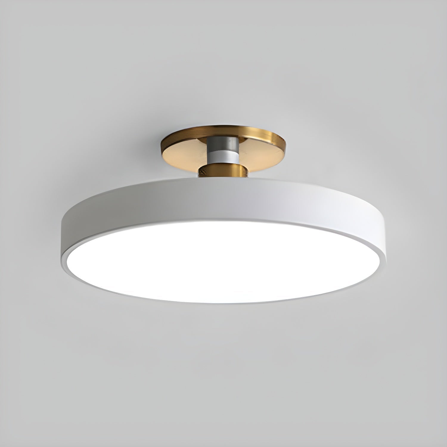 Solara Ceiling Lamp Flush Mount Black and Gold Modern-Neutral Decor