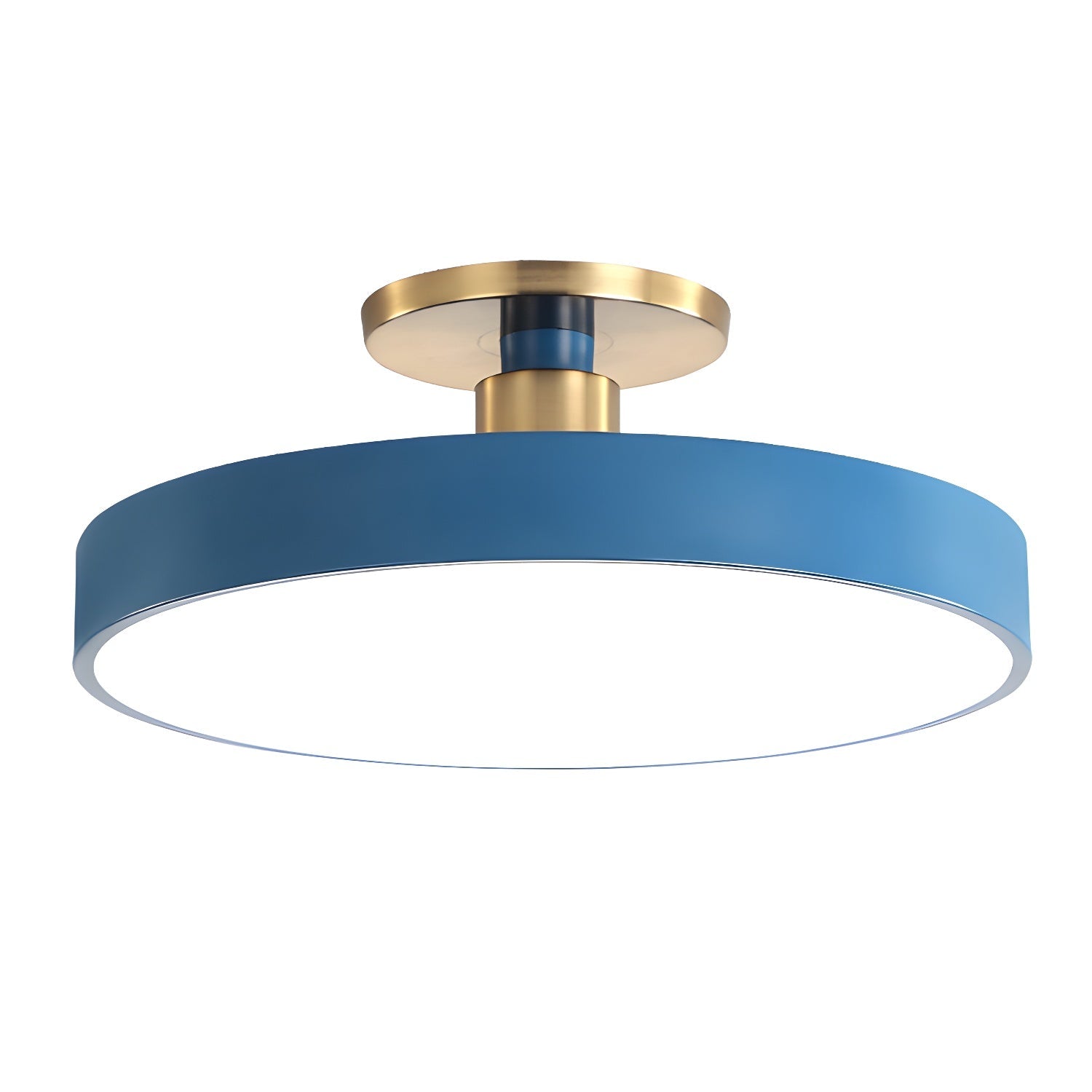 Solara Ceiling Lamp Flush Mount Black and Gold Modern-Neutral Decor