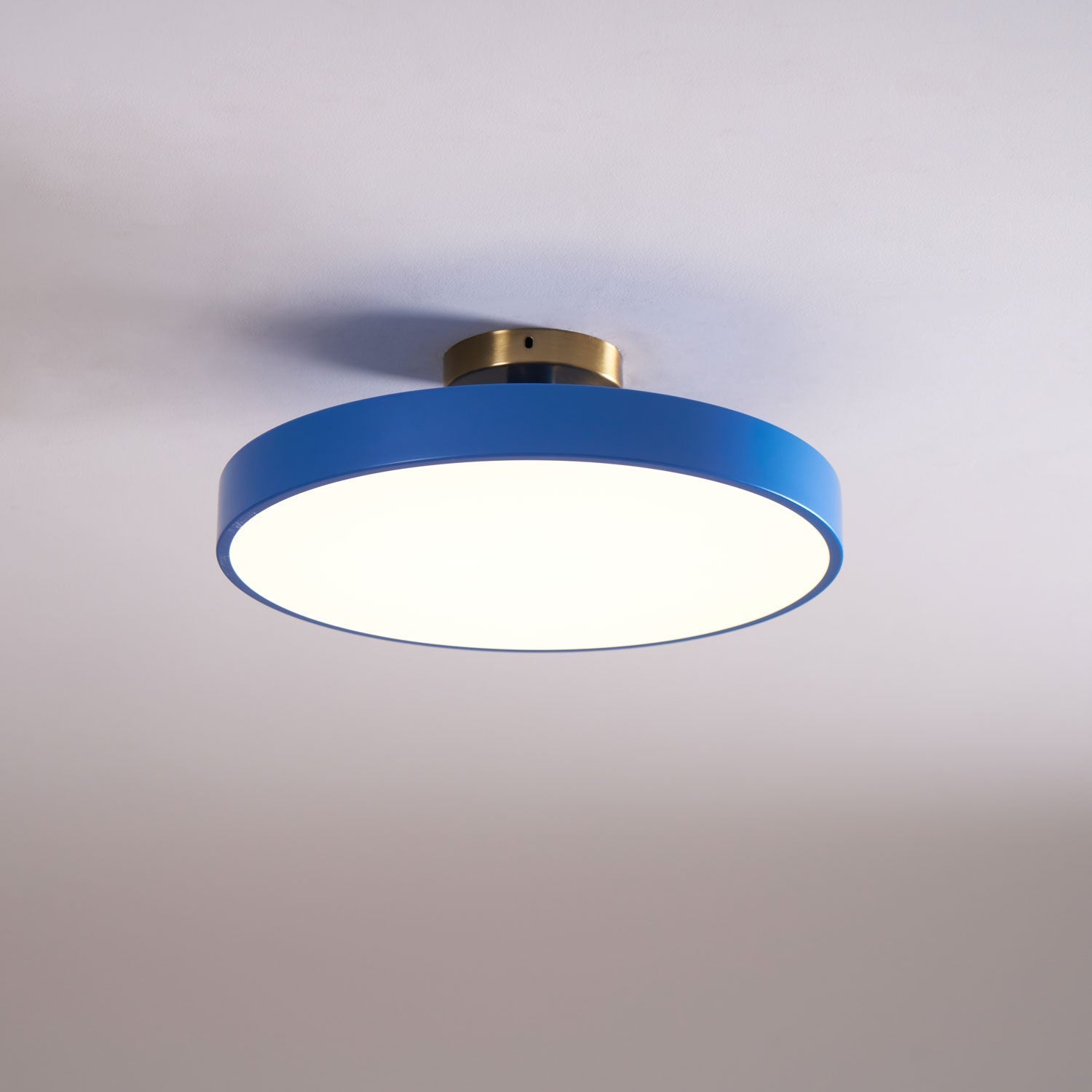 Solara Ceiling Lamp Flush Mount Black and Gold Modern-Neutral Decor