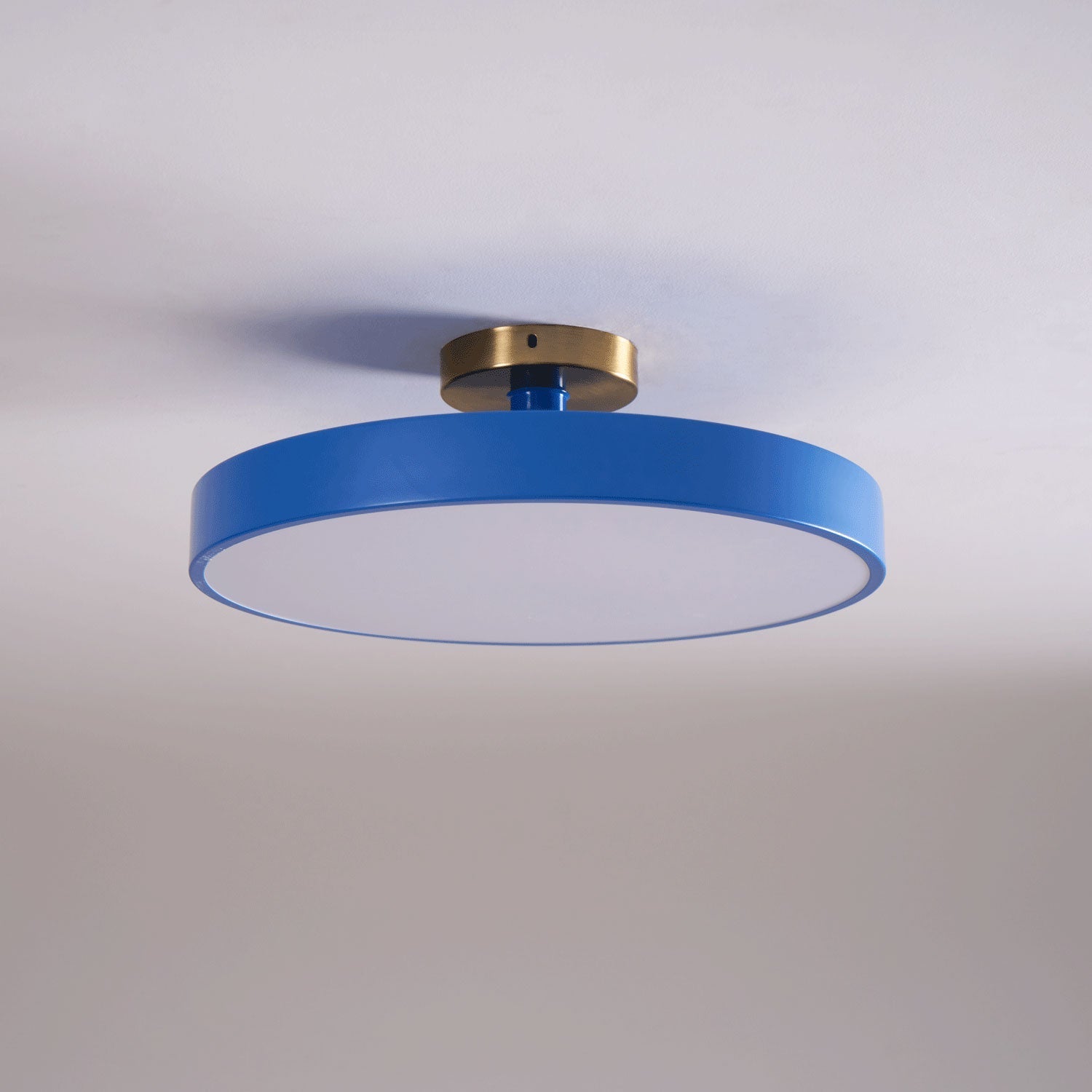 Solara Ceiling Lamp Flush Mount Black and Gold Modern-Neutral Decor