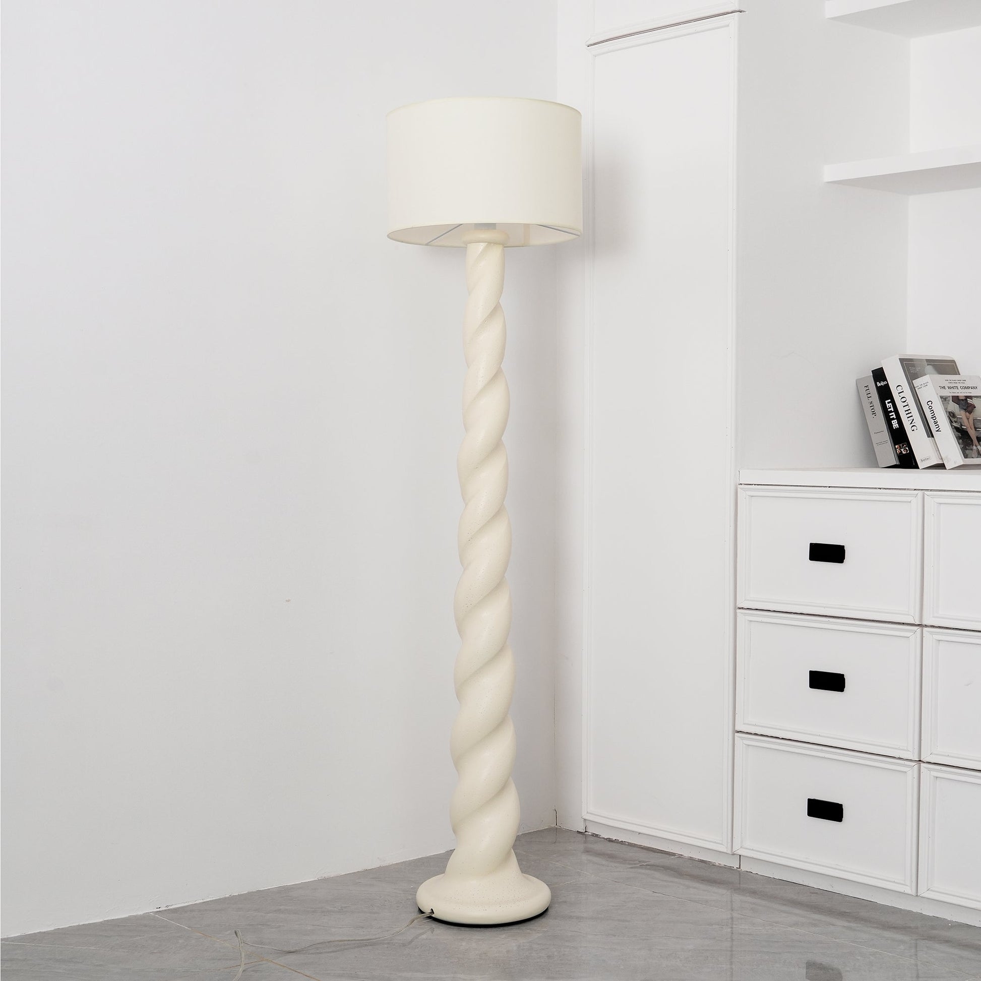 Voliril Artistic Resin Floor Lamp-Neutral Decor