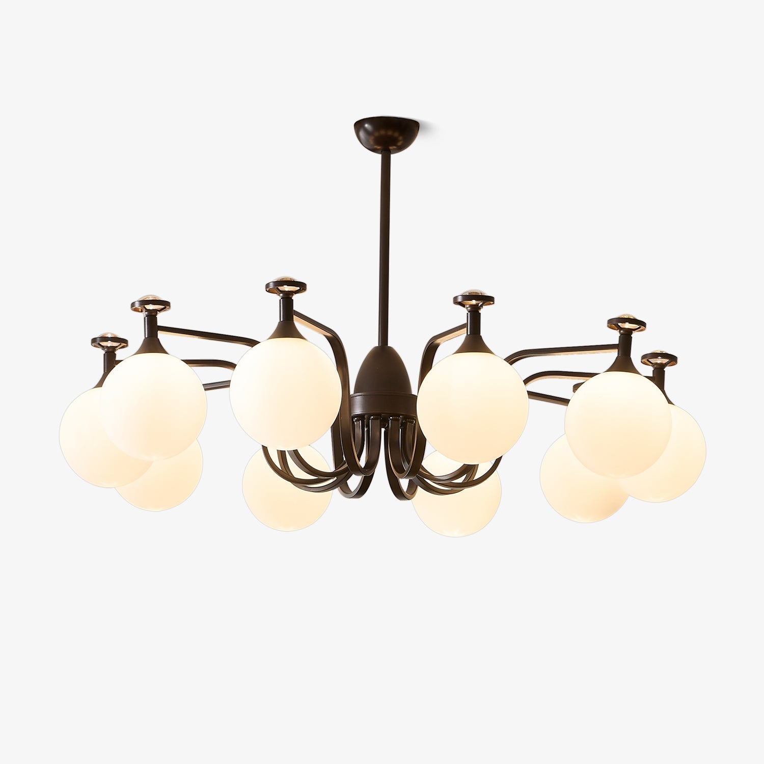 Zotheira Elegance Vintage Glass Chandelier-Neutral Decor