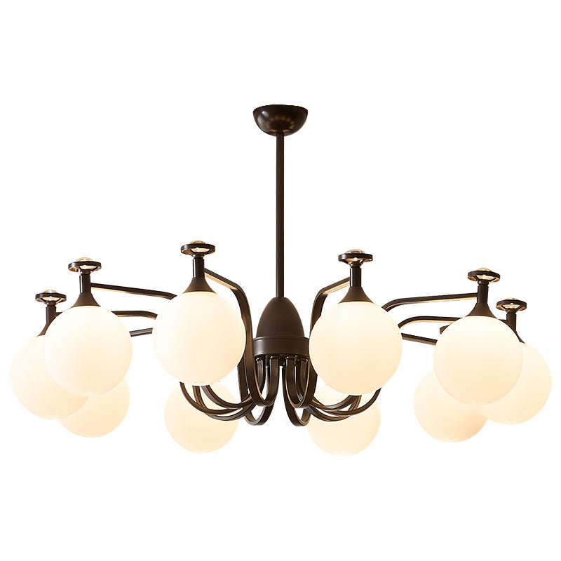Zotheira Elegance Vintage Glass Chandelier-Neutral Decor