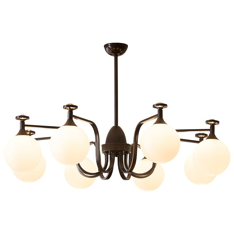 Zotheira Elegance Vintage Glass Chandelier-Neutral Decor