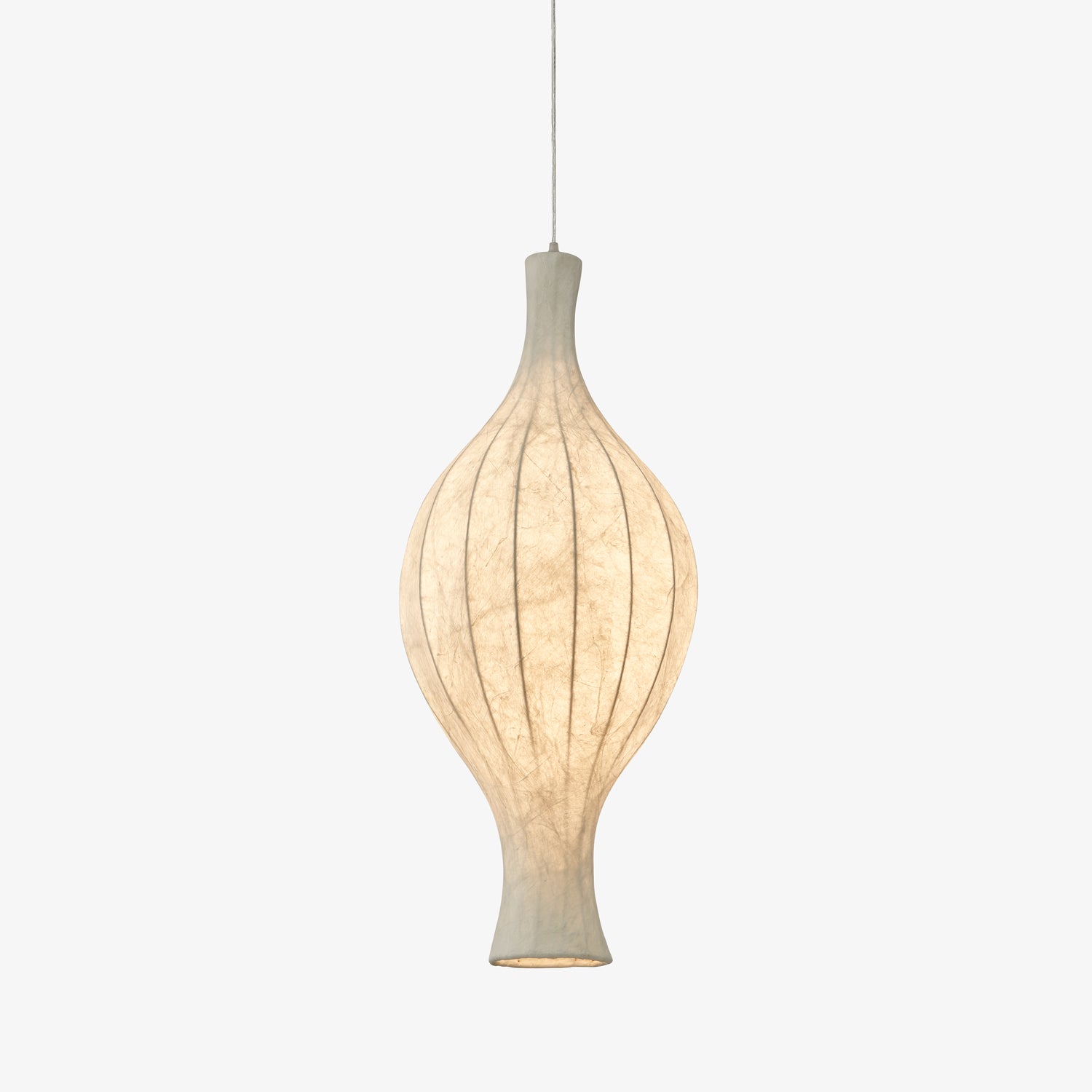 Orvelion Organic Mulberry Silk Pendant Light-Neutral Decor