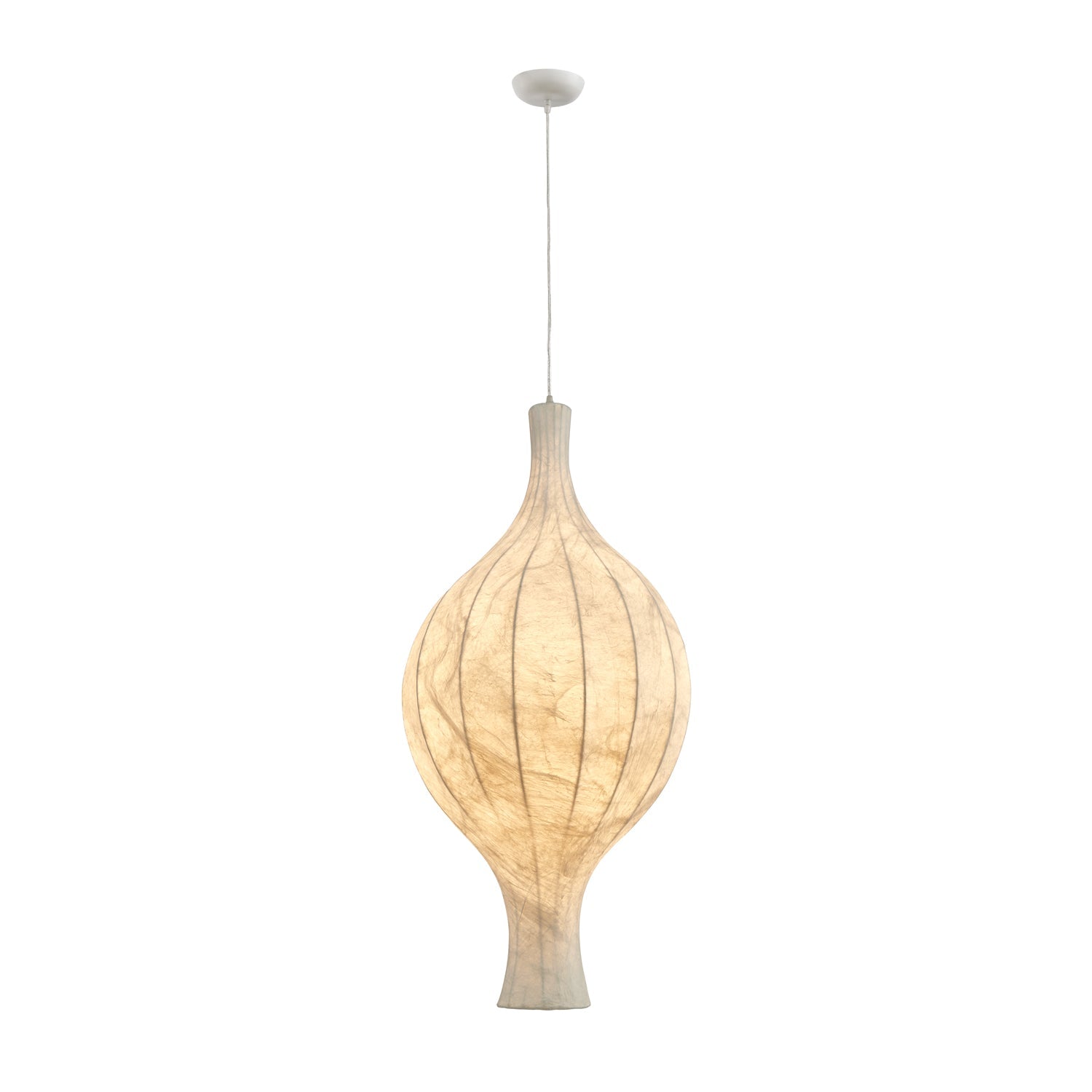 Orvelion Organic Mulberry Silk Pendant Light-Neutral Decor