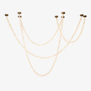 Grempt Alabaster Pearl Necklace Chandelier-Neutral Decor