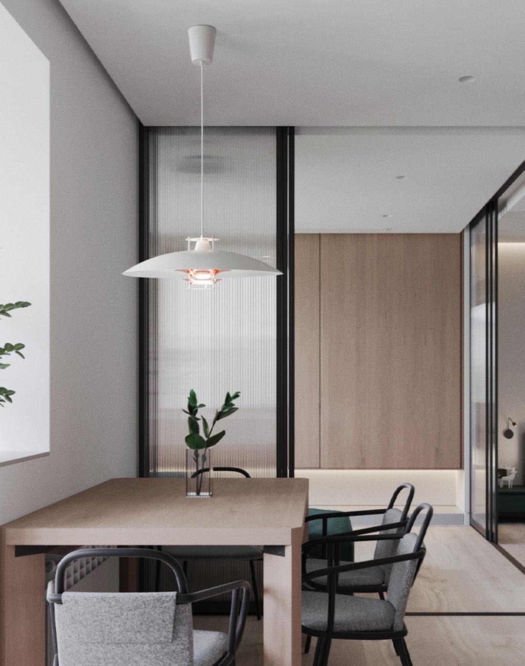 Noveny Modern Aluminum Pendant Light-Neutral Decor