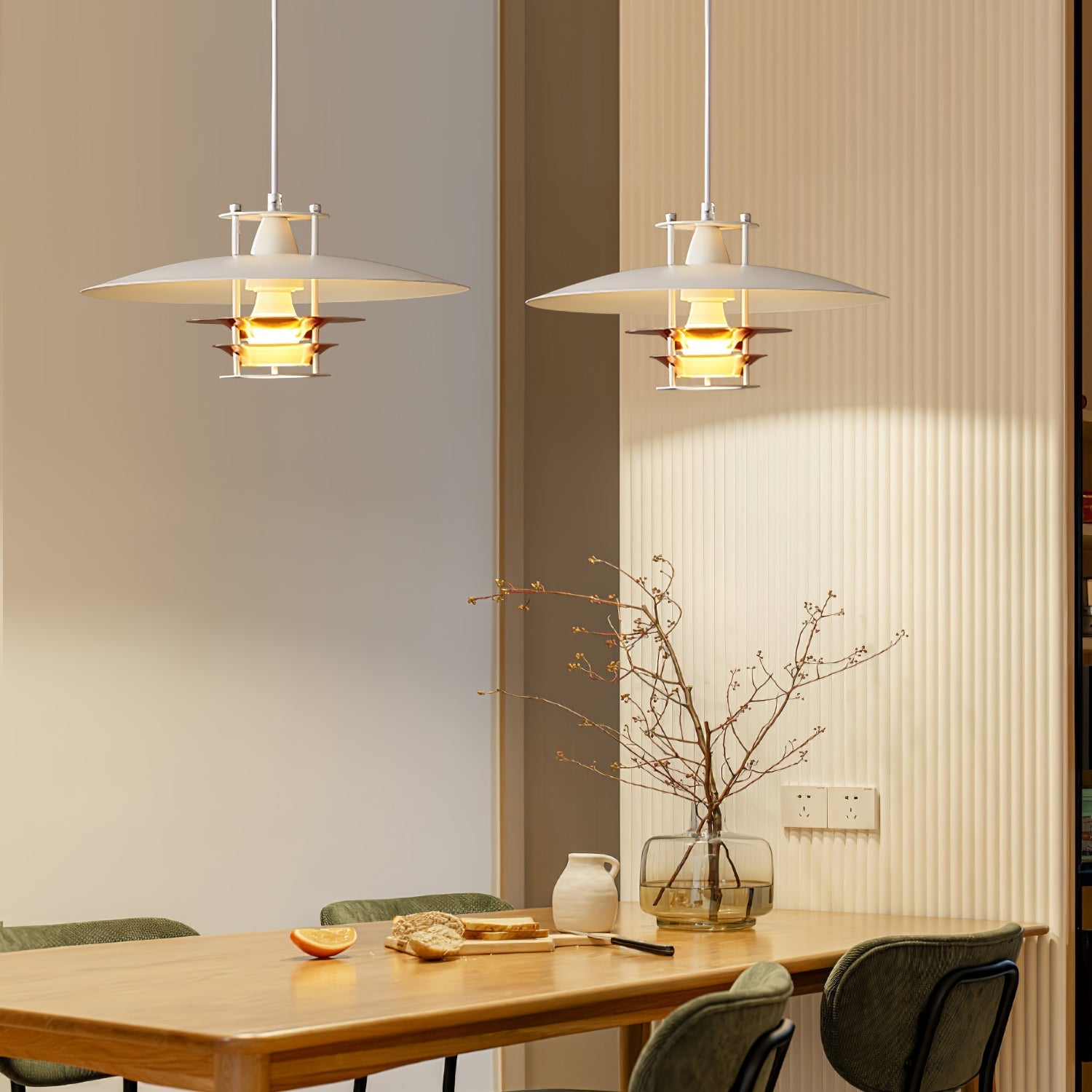 Noveny Modern Aluminum Pendant Light-Neutral Decor