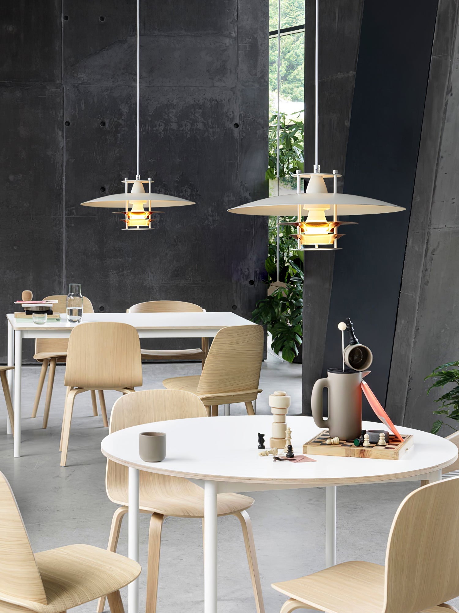 Noveny Modern Aluminum Pendant Light-Neutral Decor