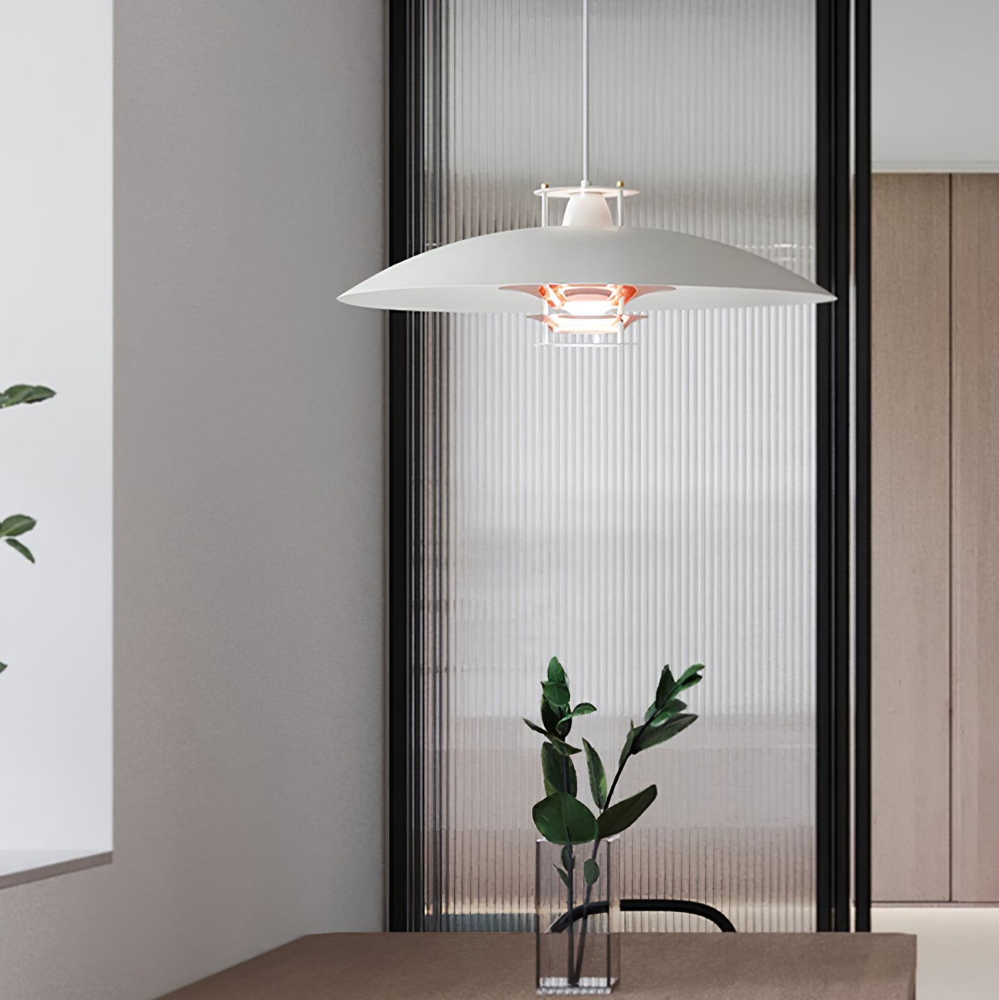 Noveny Modern Aluminum Pendant Light-Neutral Decor