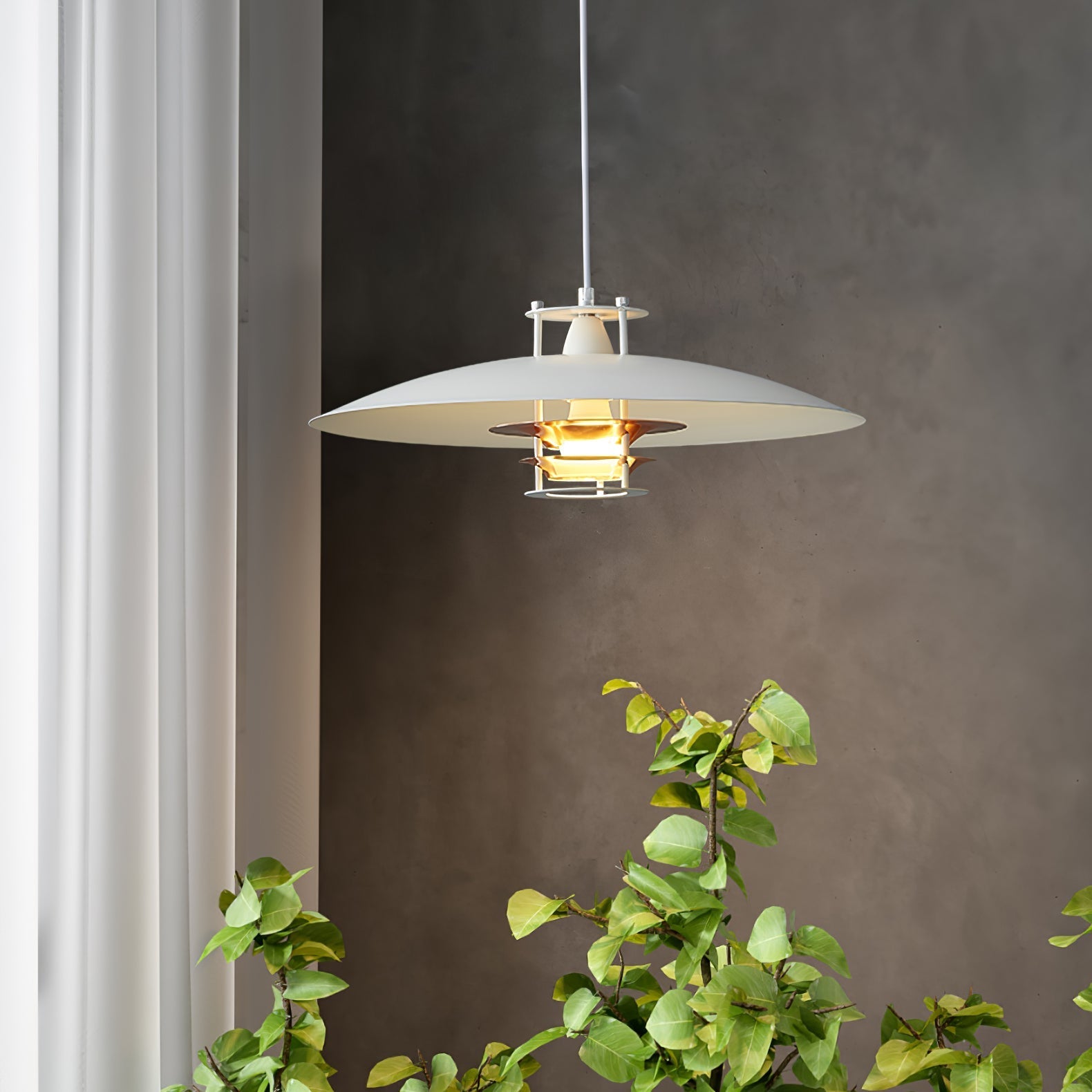 Noveny Modern Aluminum Pendant Light-Neutral Decor