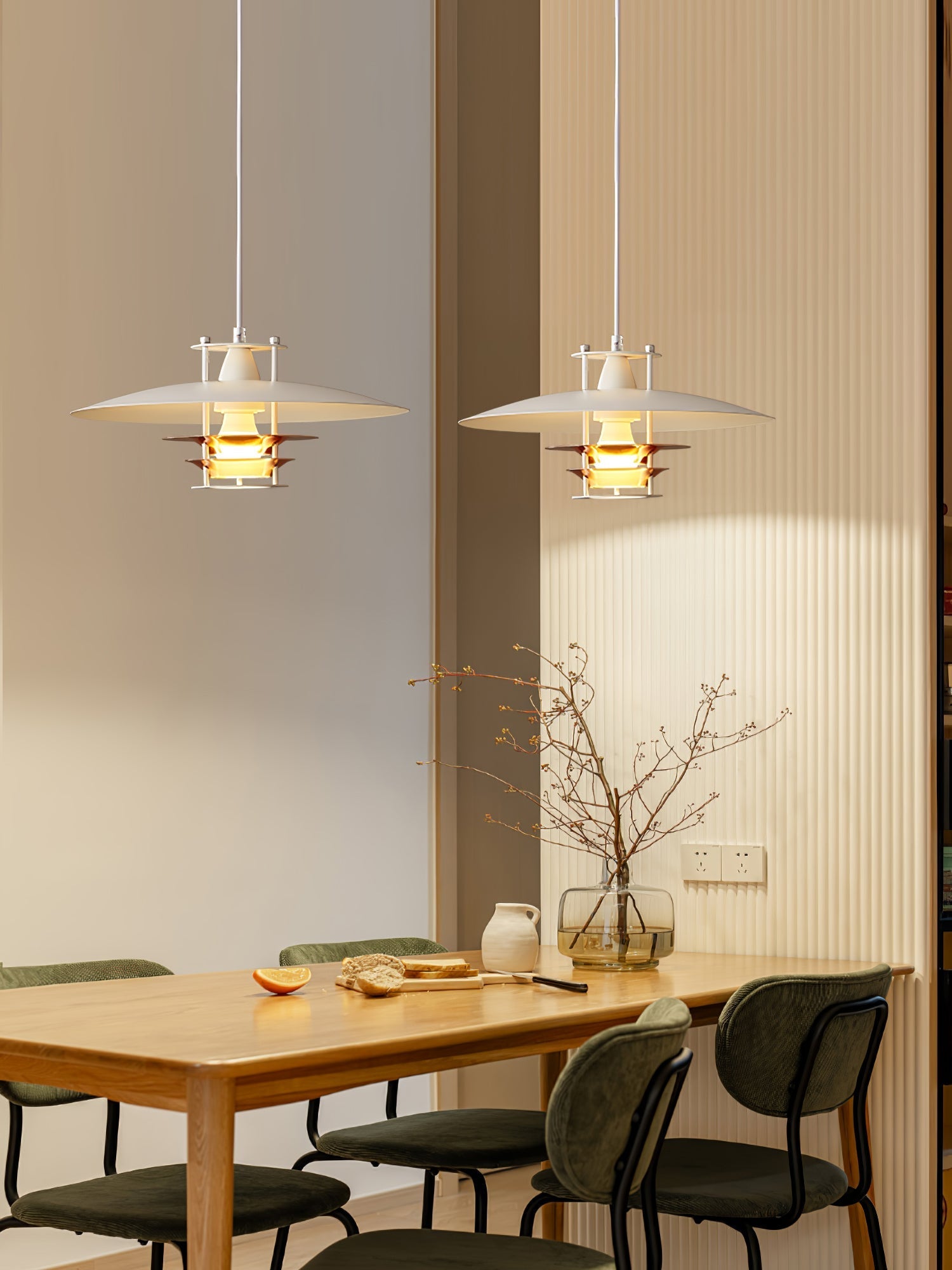 Noveny Modern Aluminum Pendant Light-Neutral Decor