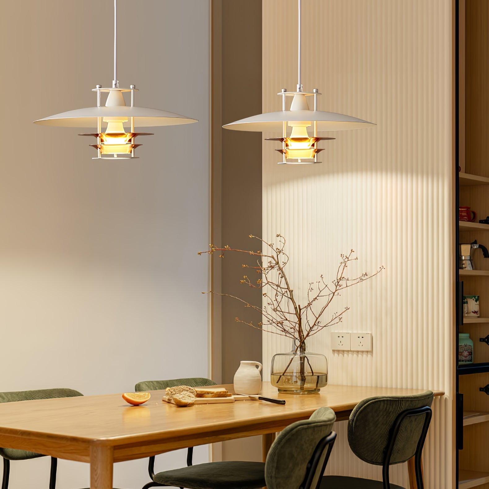 Noveny Modern Aluminum Pendant Light-Neutral Decor