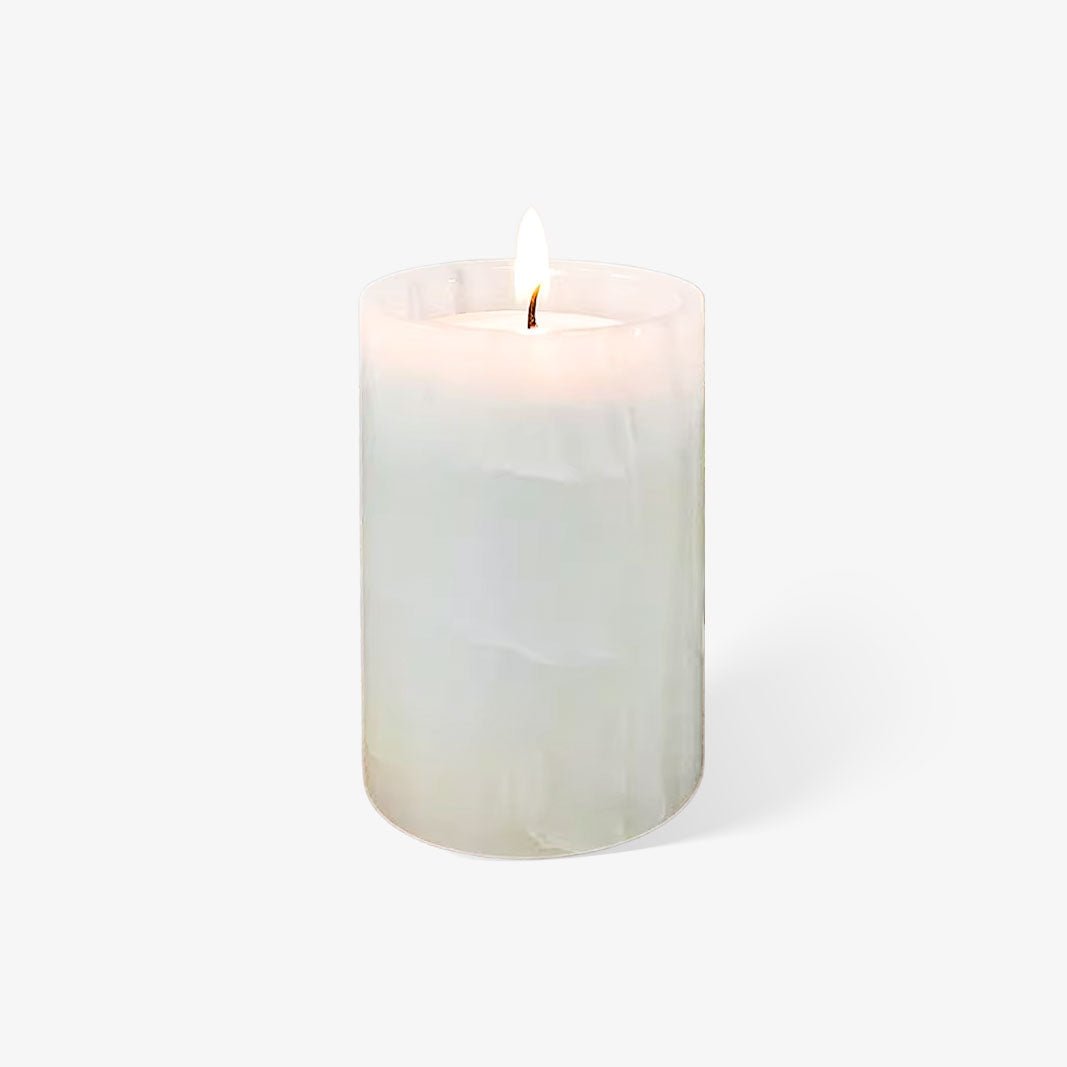 Jade Candle Holder-Neutral Decor