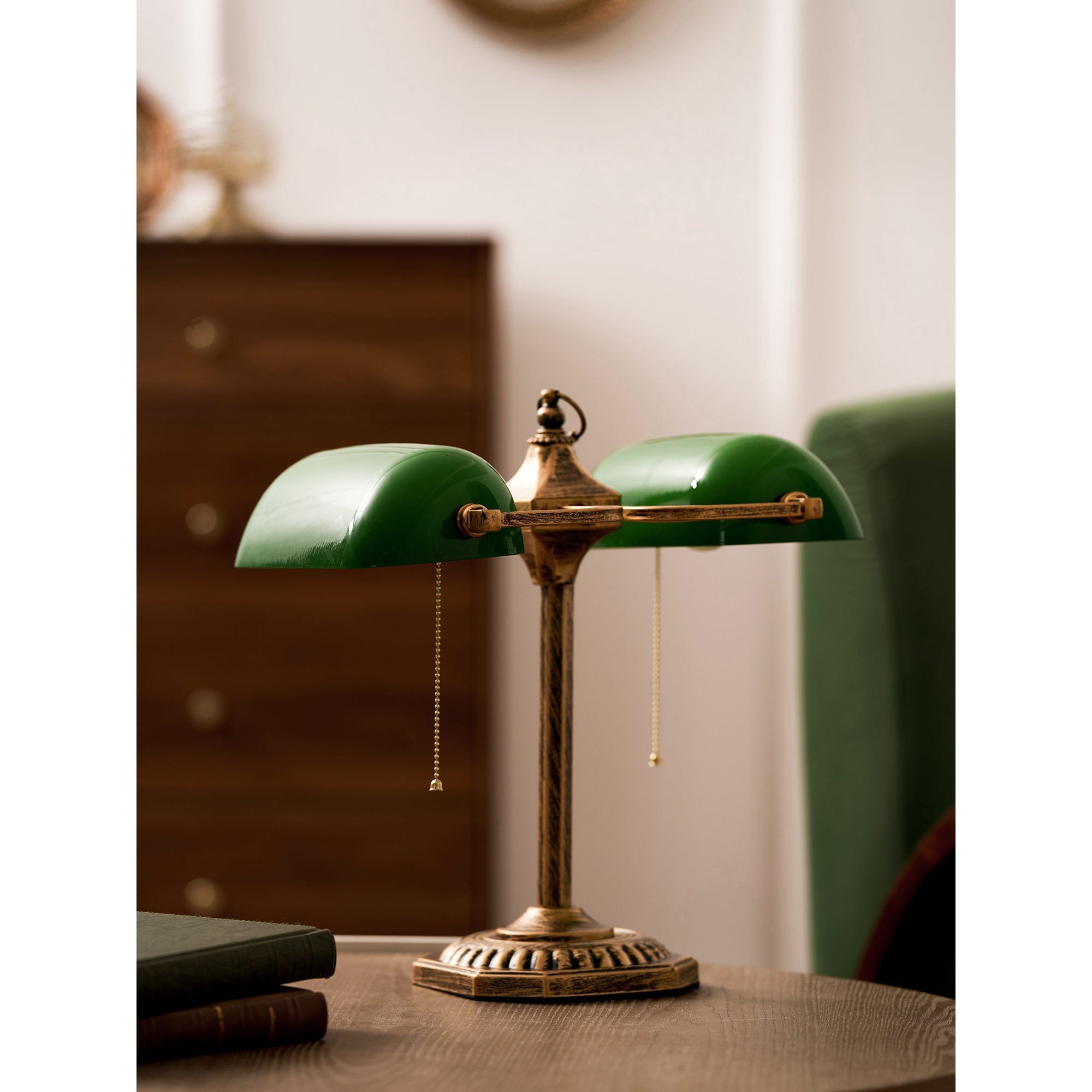 Full view of the lamp against a neutral background.