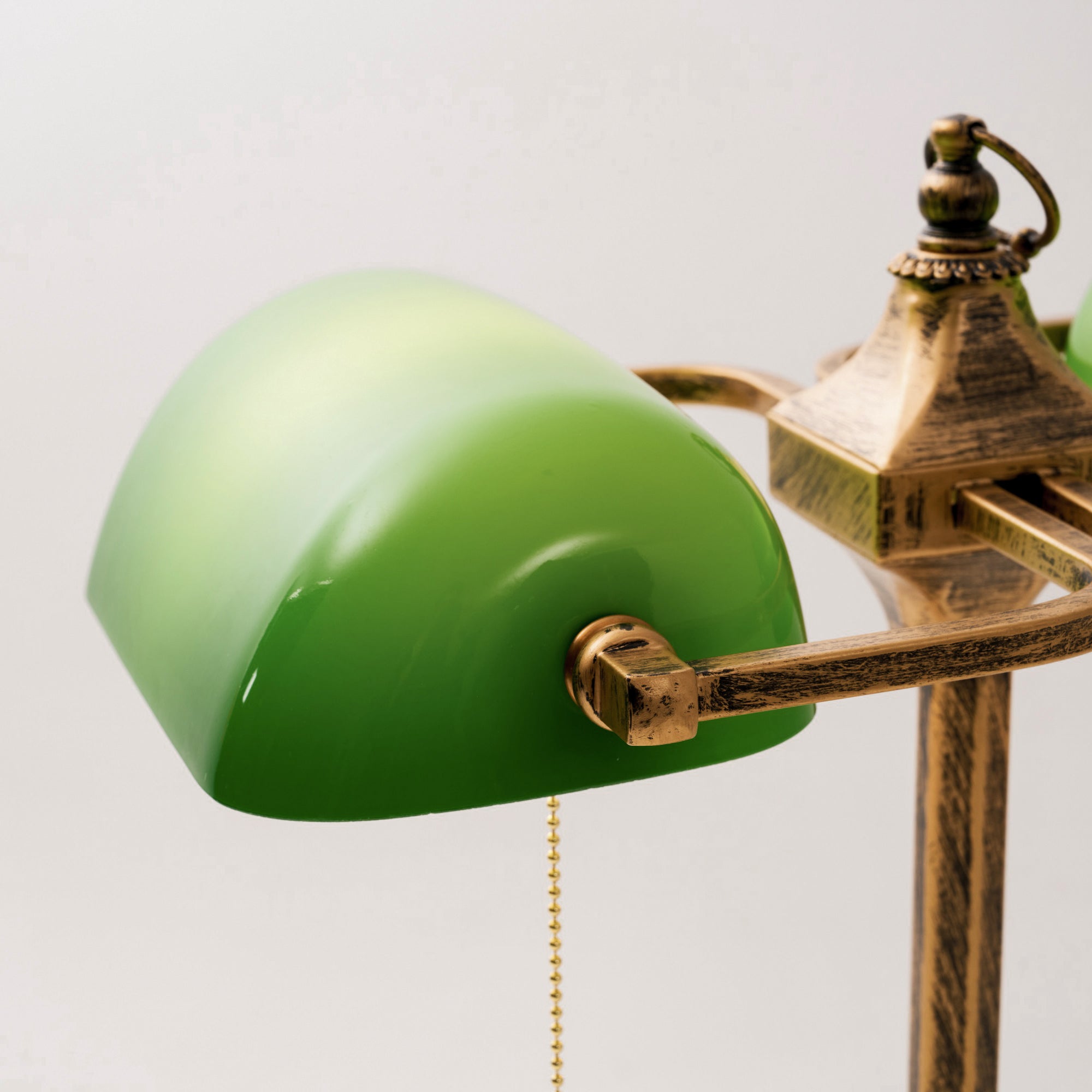 Detail shot of the lamp's plug and cord.