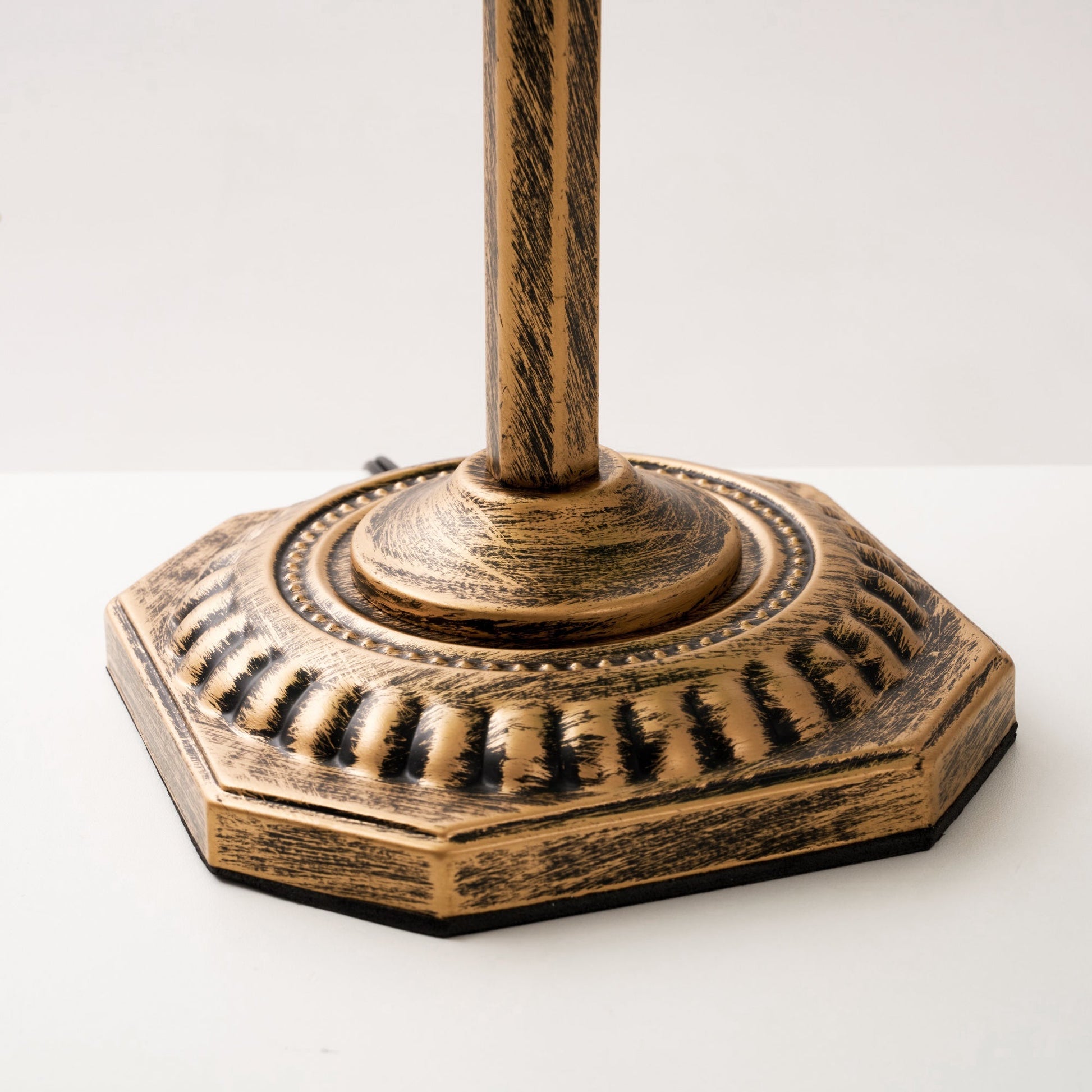 The Cambridge lamp shown from the back to display its form.