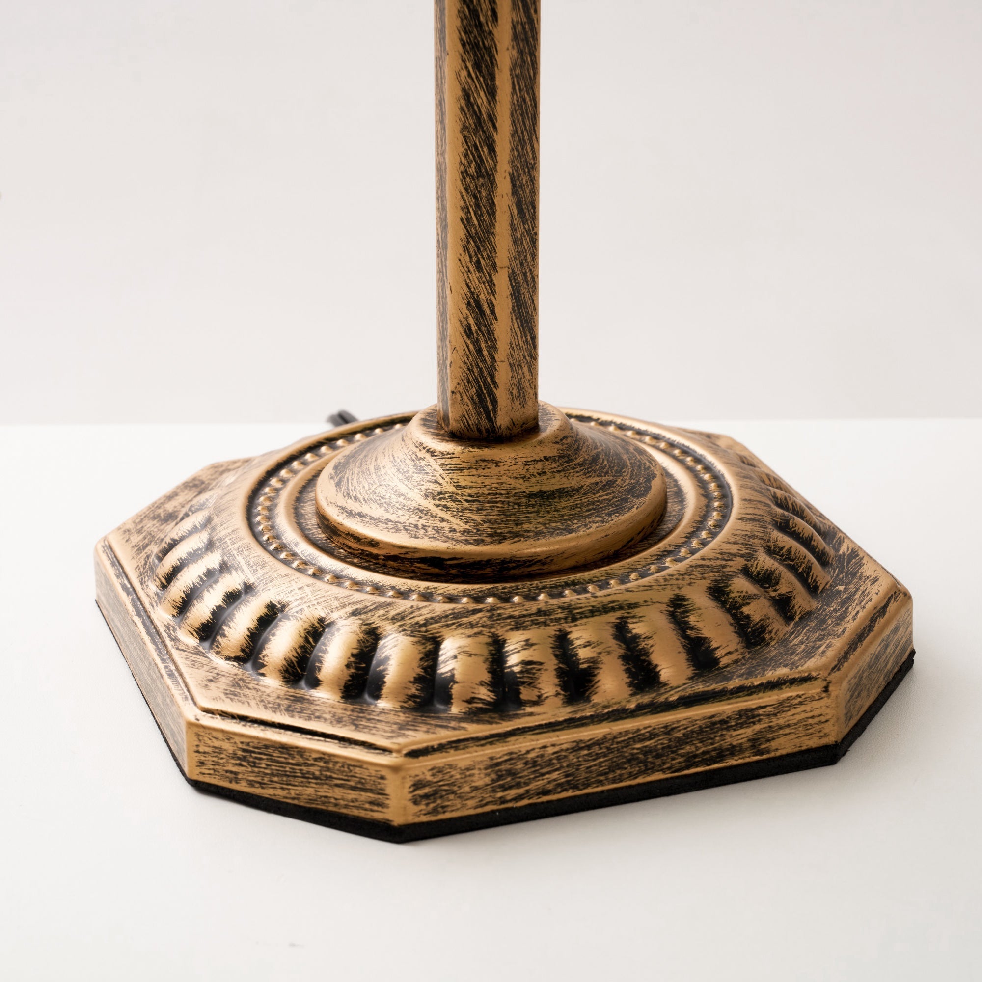 The Cambridge lamp shown from the back to display its form.