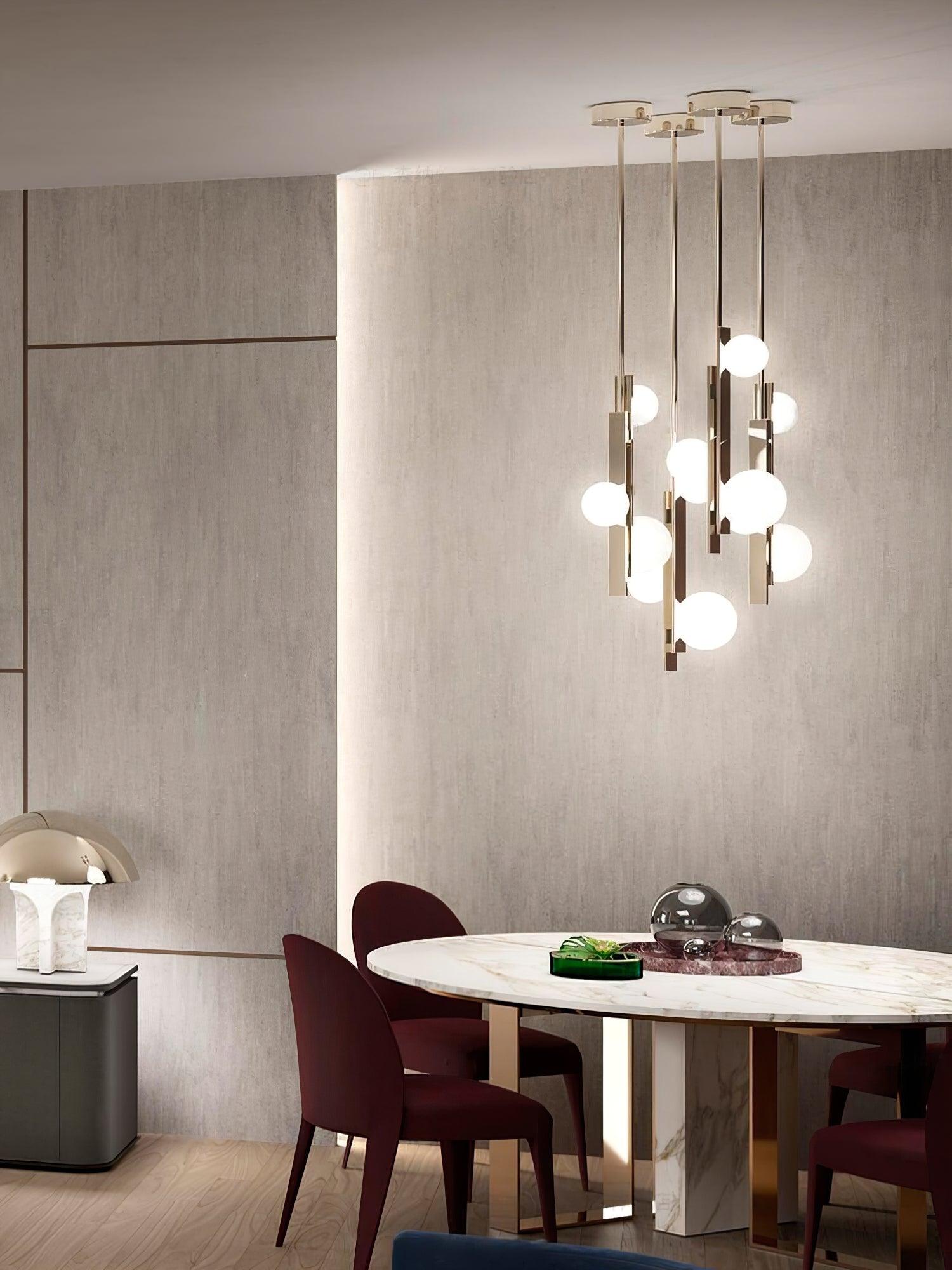 Elijah Modern Glass Pendant Lamp-Neutral Decor