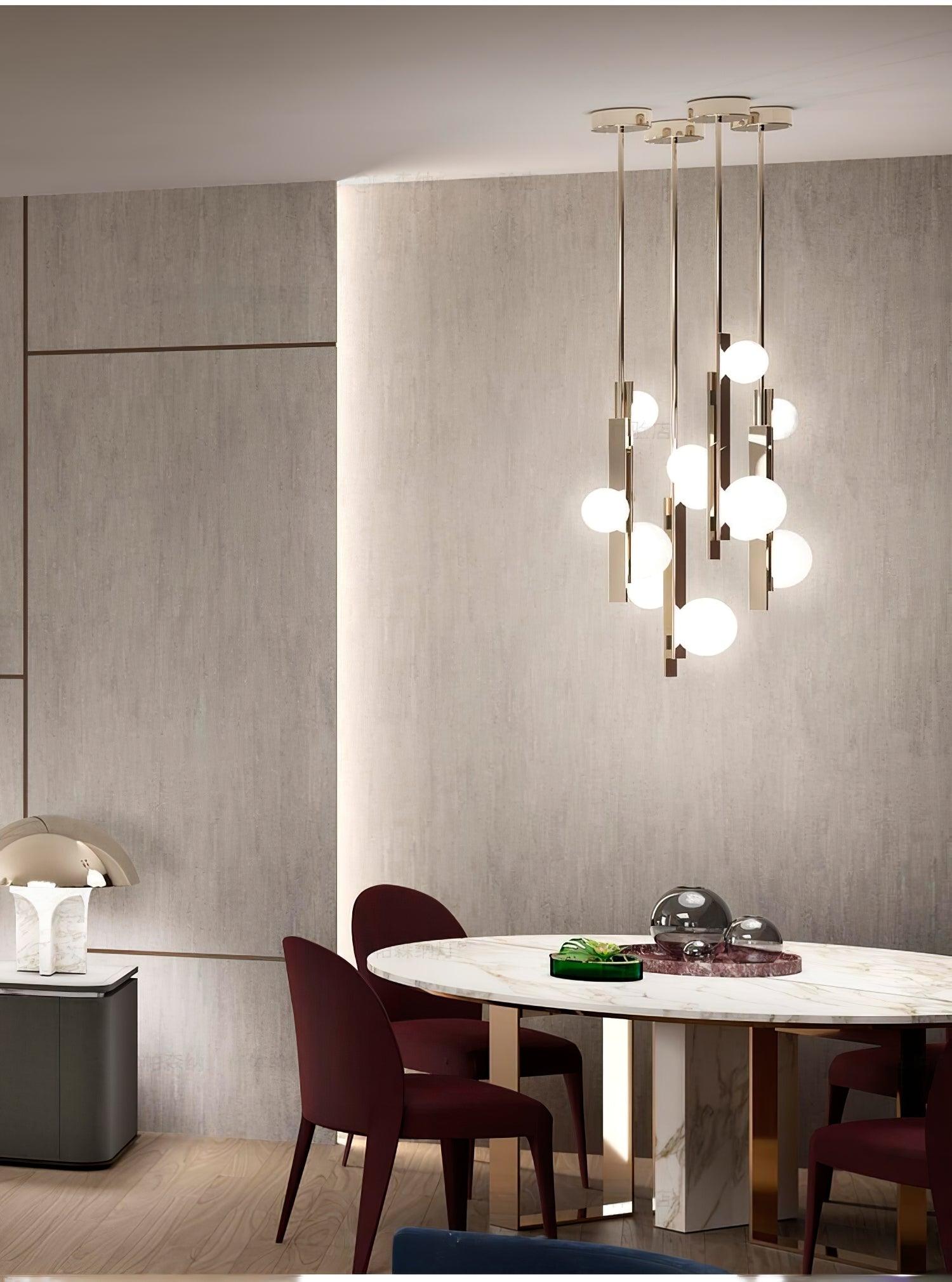 Elijah Modern Glass Pendant Lamp-Neutral Decor