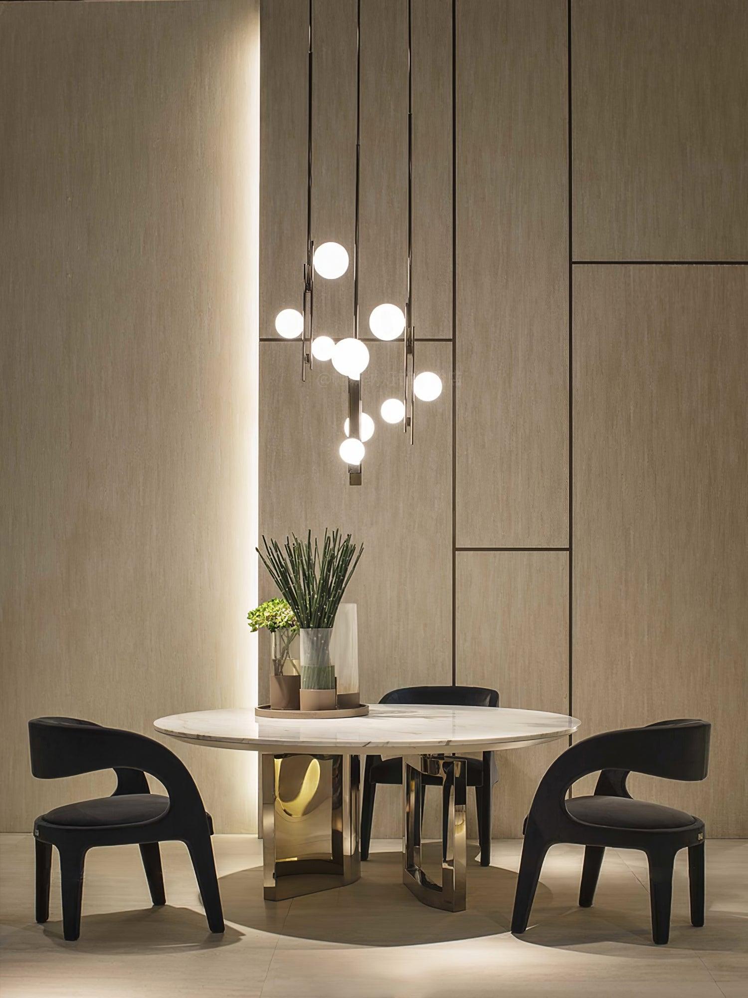 Elijah Modern Glass Pendant Lamp-Neutral Decor