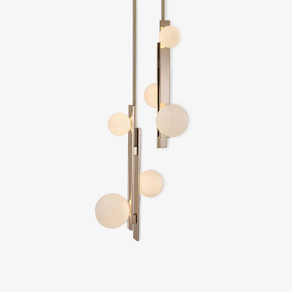 Elijah Modern Glass Pendant Lamp-Neutral Decor