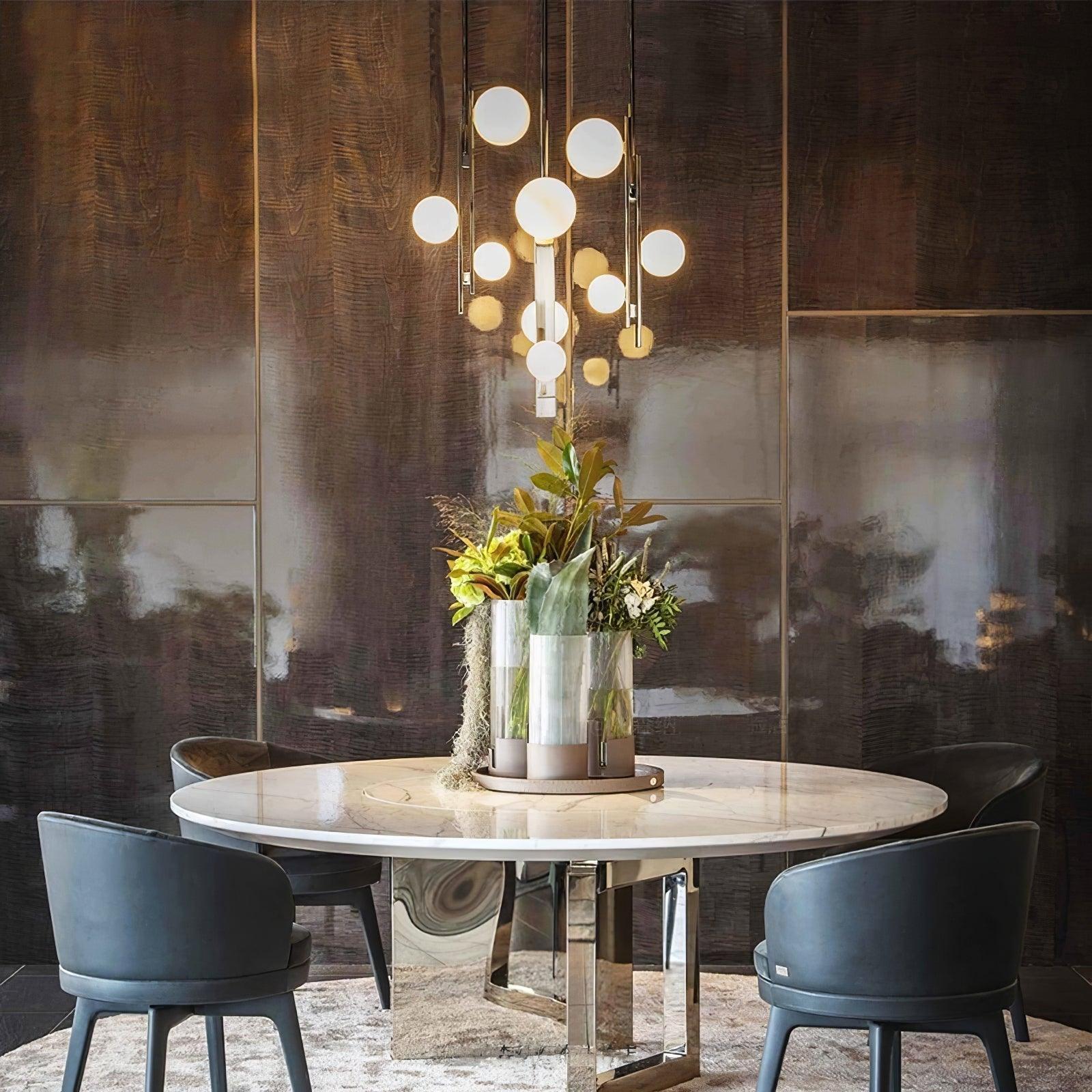 Elijah Modern Glass Pendant Lamp-Neutral Decor