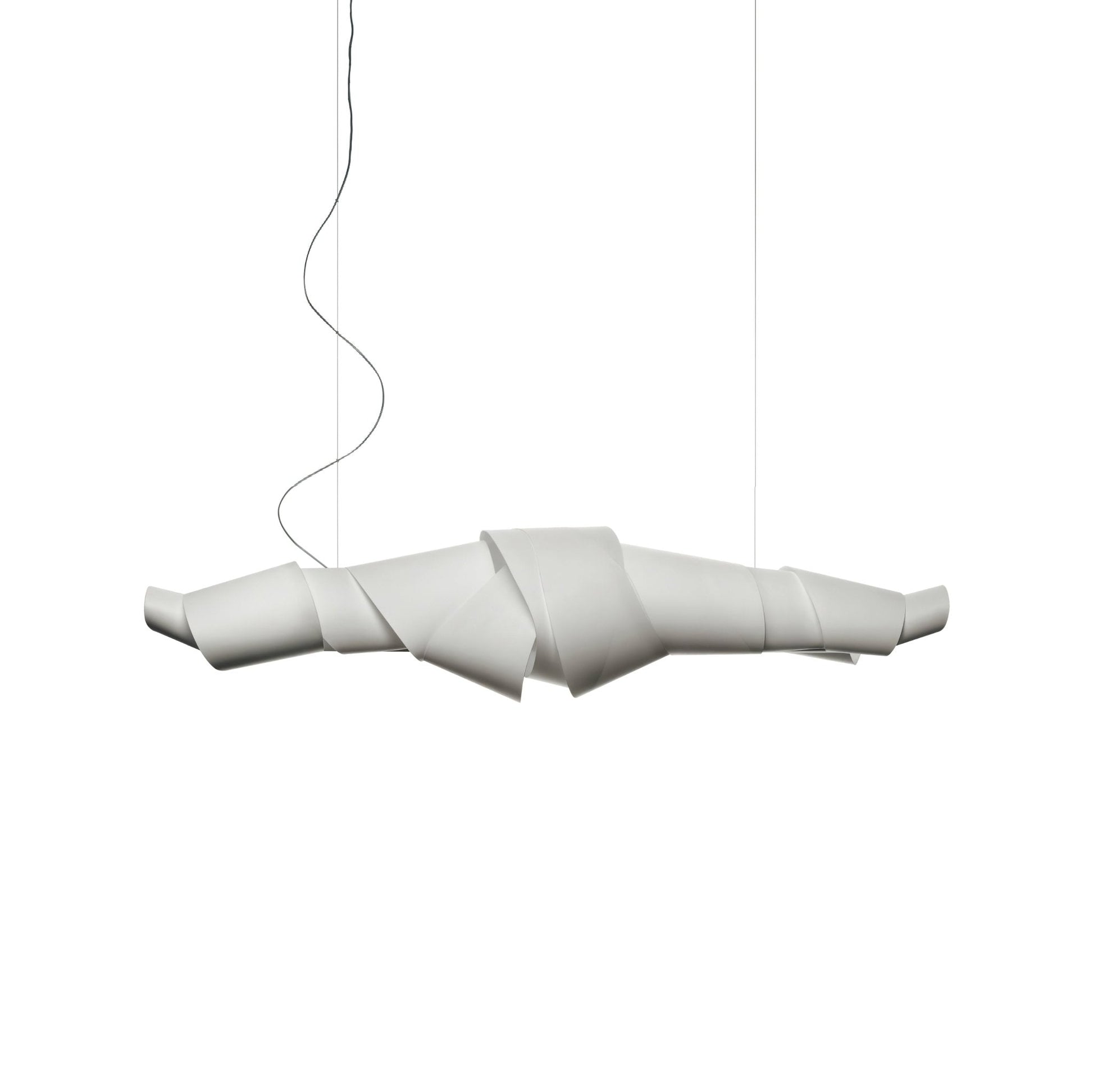 Ribbon Playful PVC Chandelier-Neutral Decor