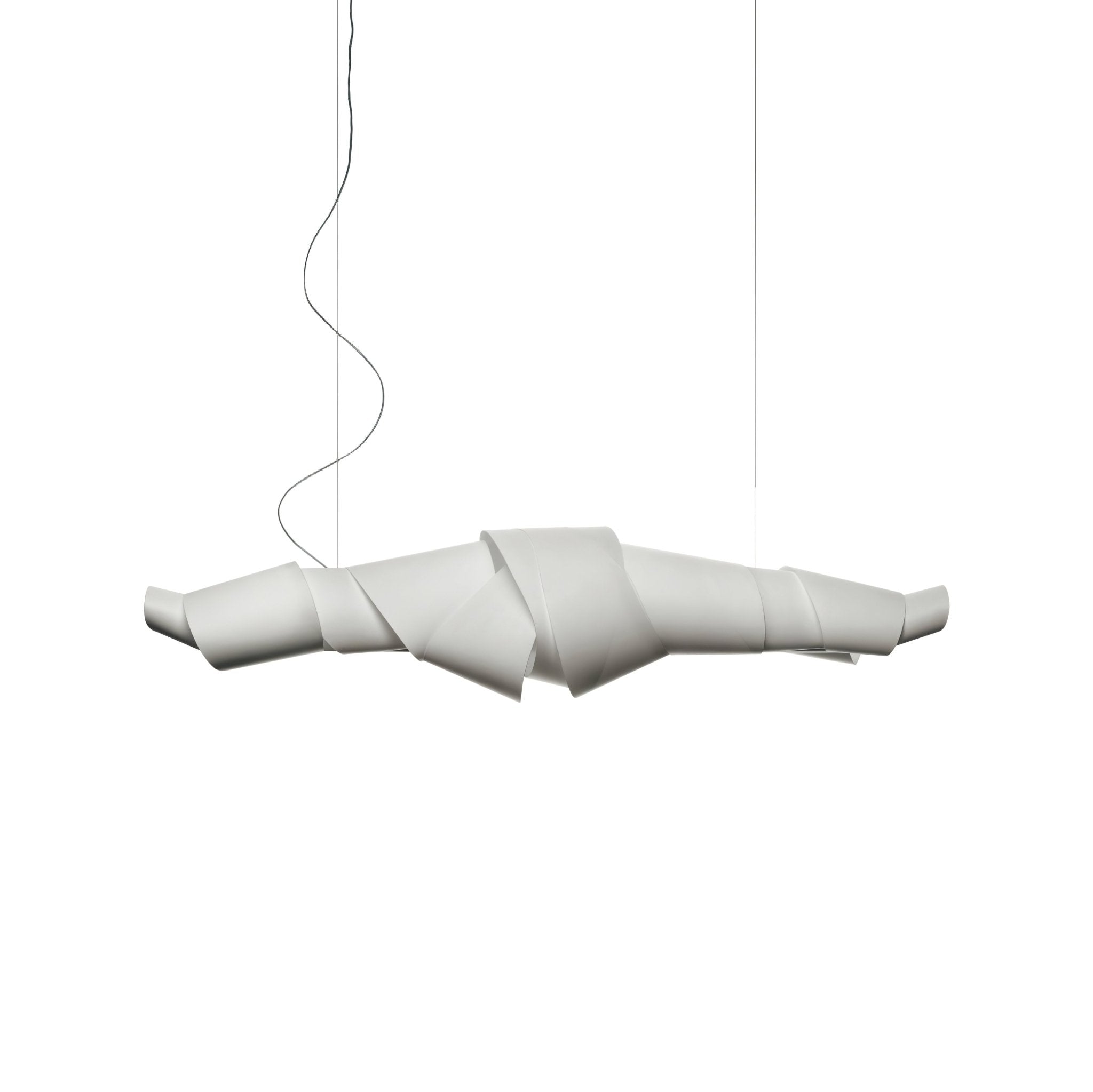 Ribbon Playful PVC Chandelier-Neutral Decor