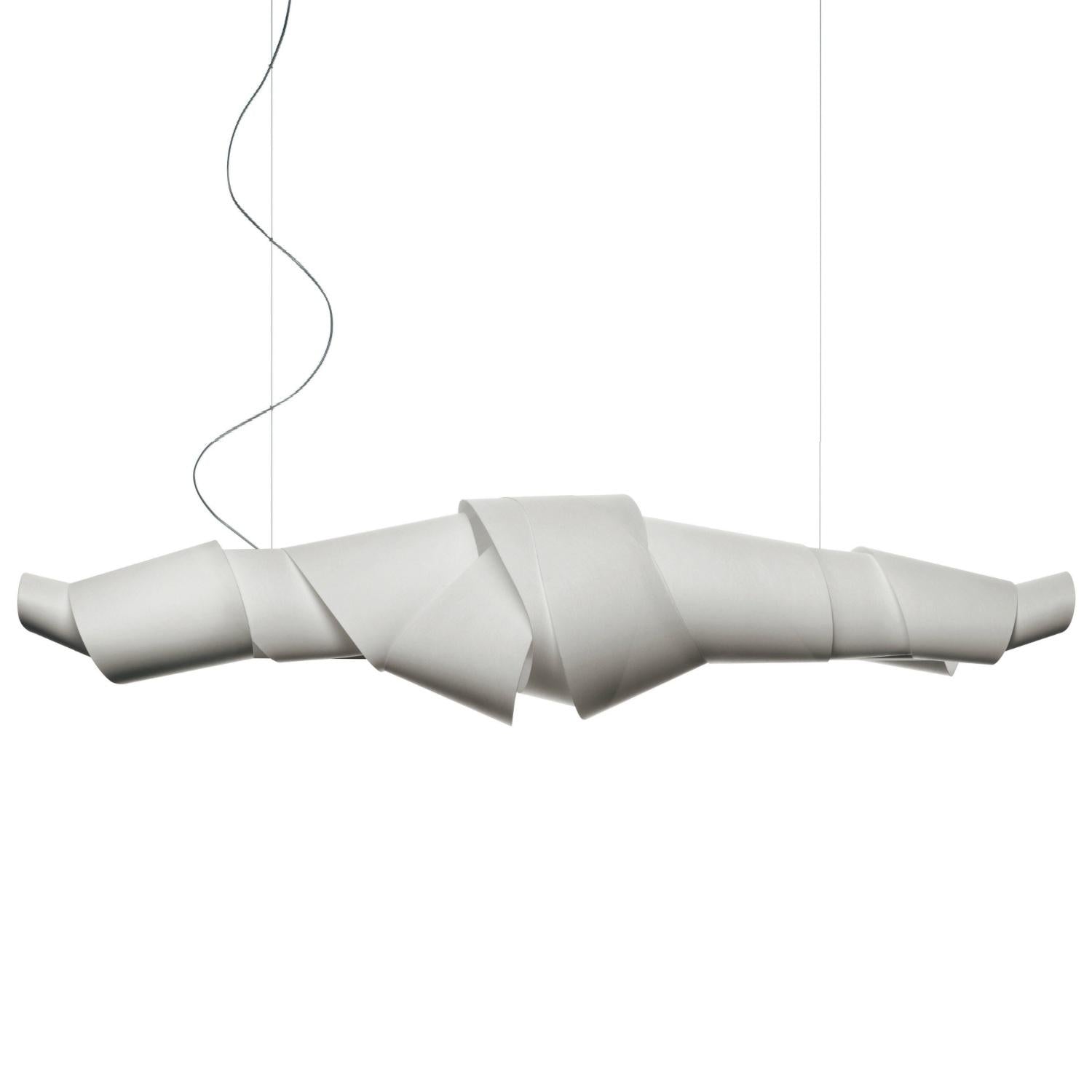 Ribbon Playful PVC Chandelier-Neutral Decor