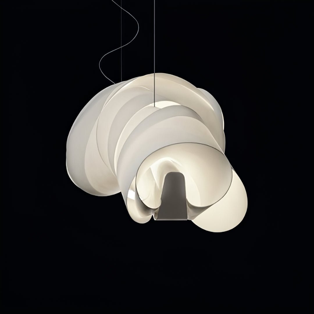 Ribbon Playful PVC Chandelier-Neutral Decor