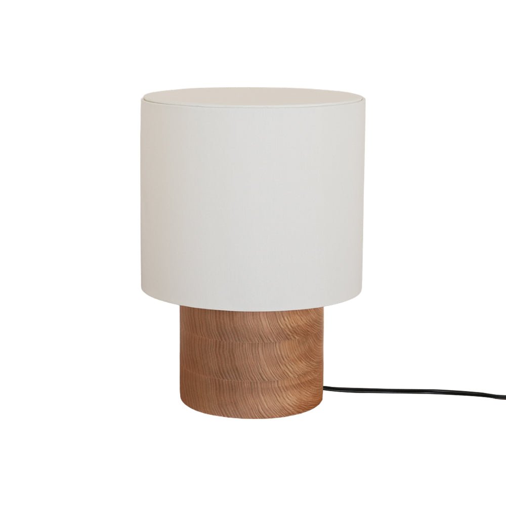 Alvira Minialist Wood Table Lamp-Neutral Decor