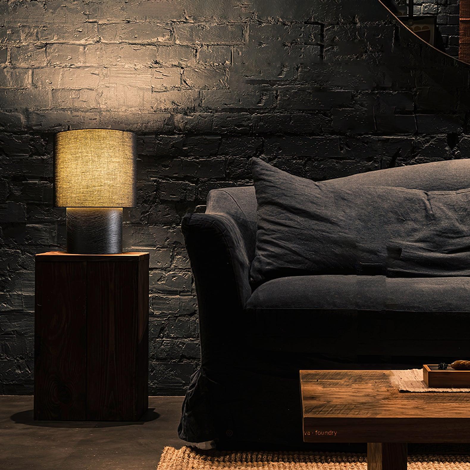 Alvira Minialist Wood Table Lamp-Neutral Decor