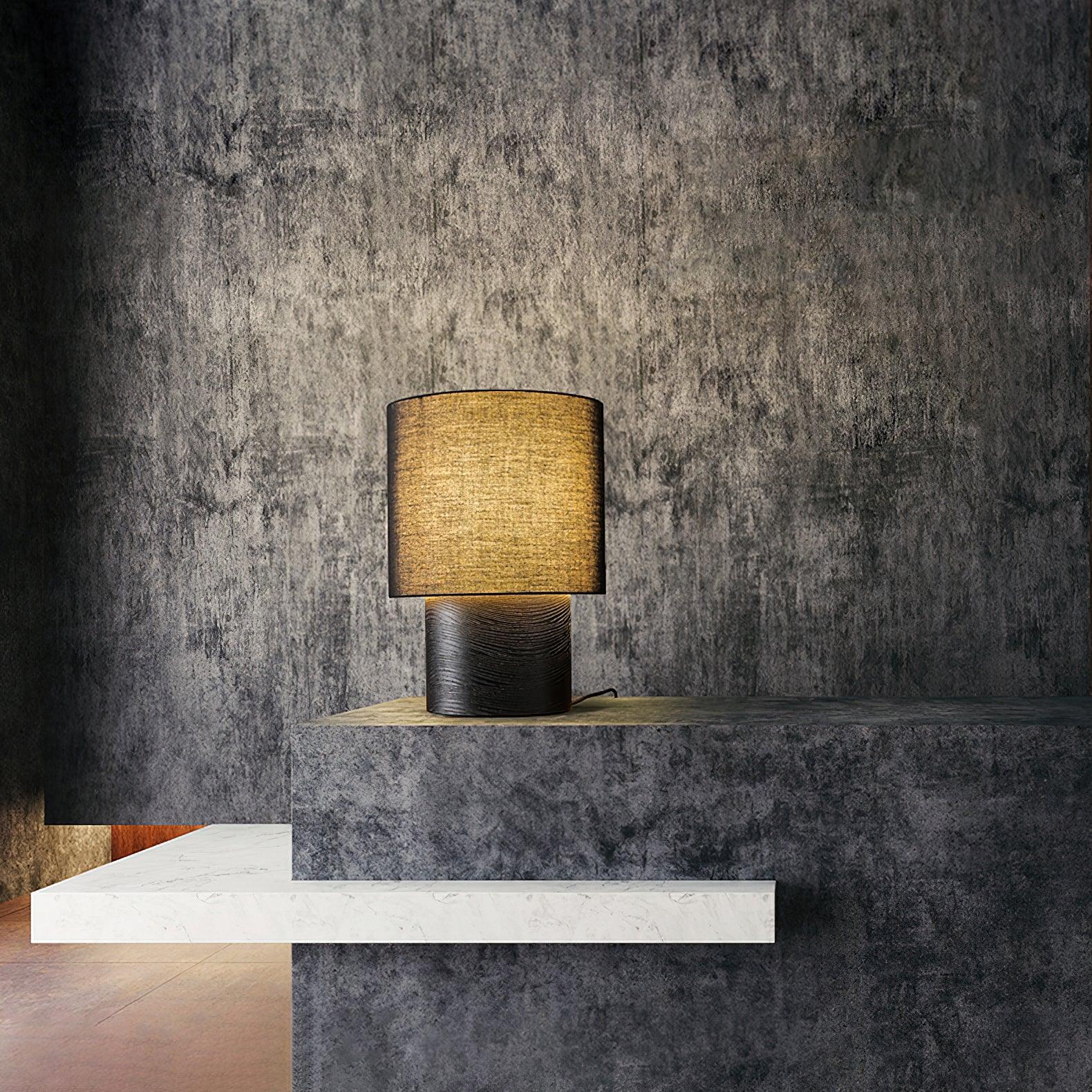 Alvira Minialist Wood Table Lamp-Neutral Decor