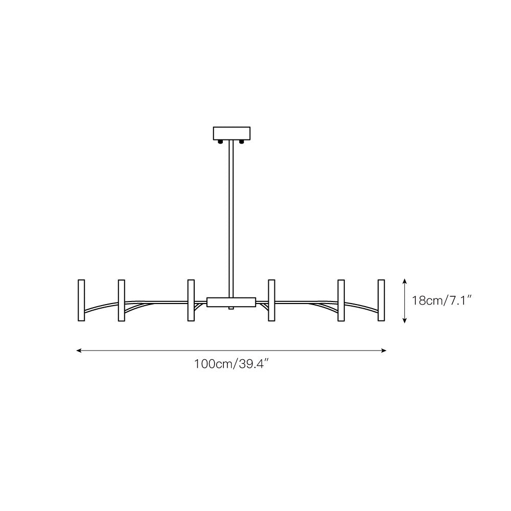 Cemarus Industrial Chandelier
