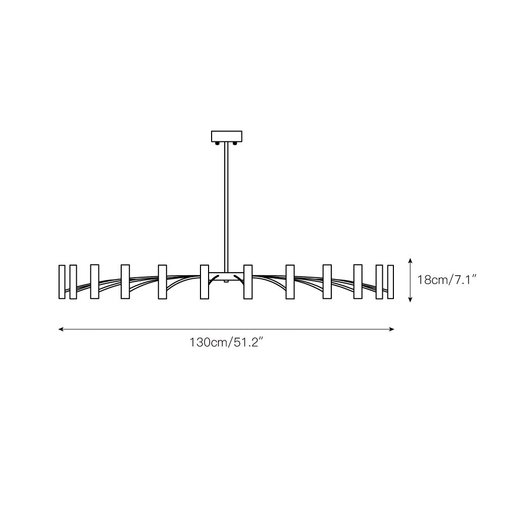 Cemarus Industrial Chandelier